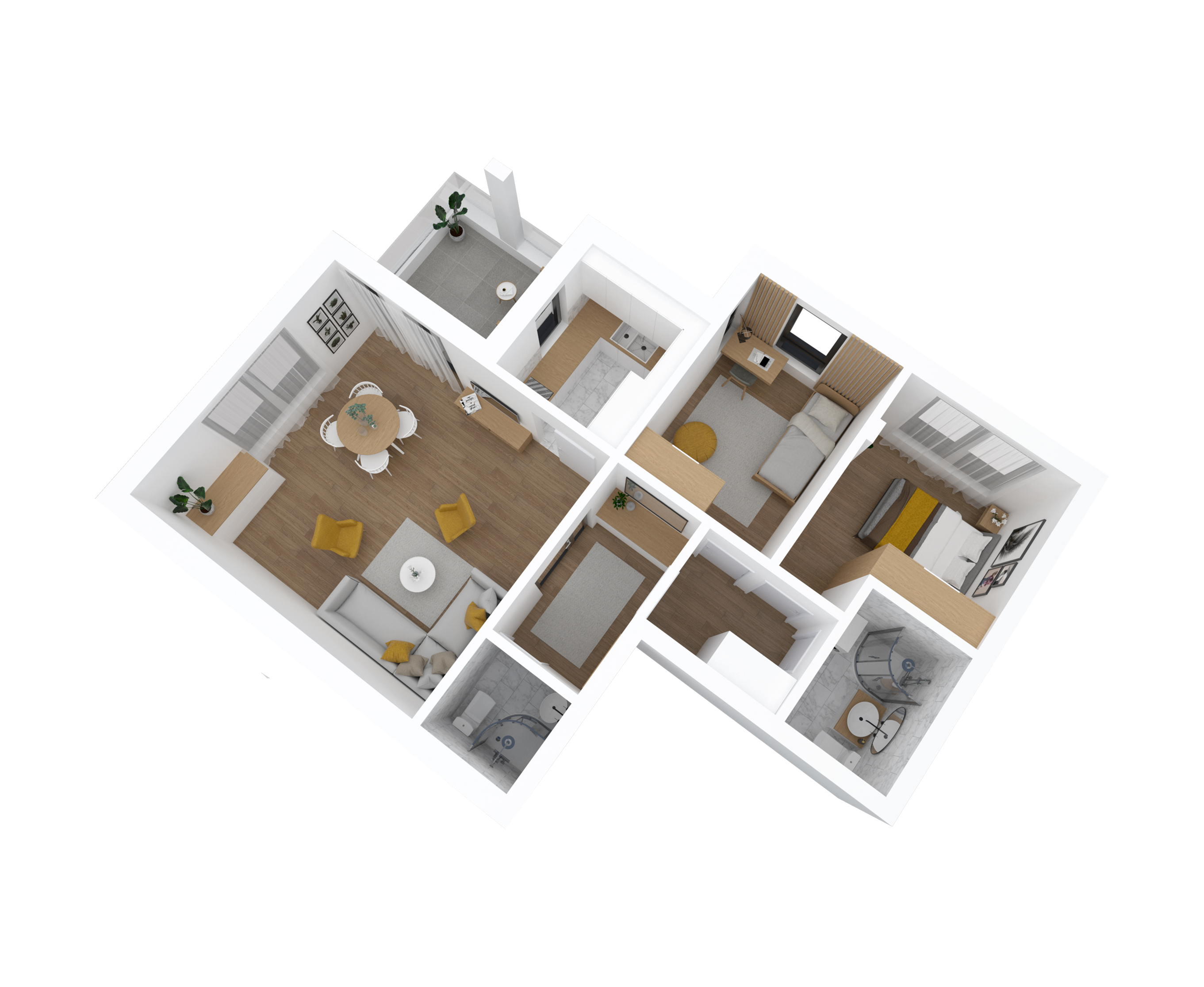 3D prikaz stana