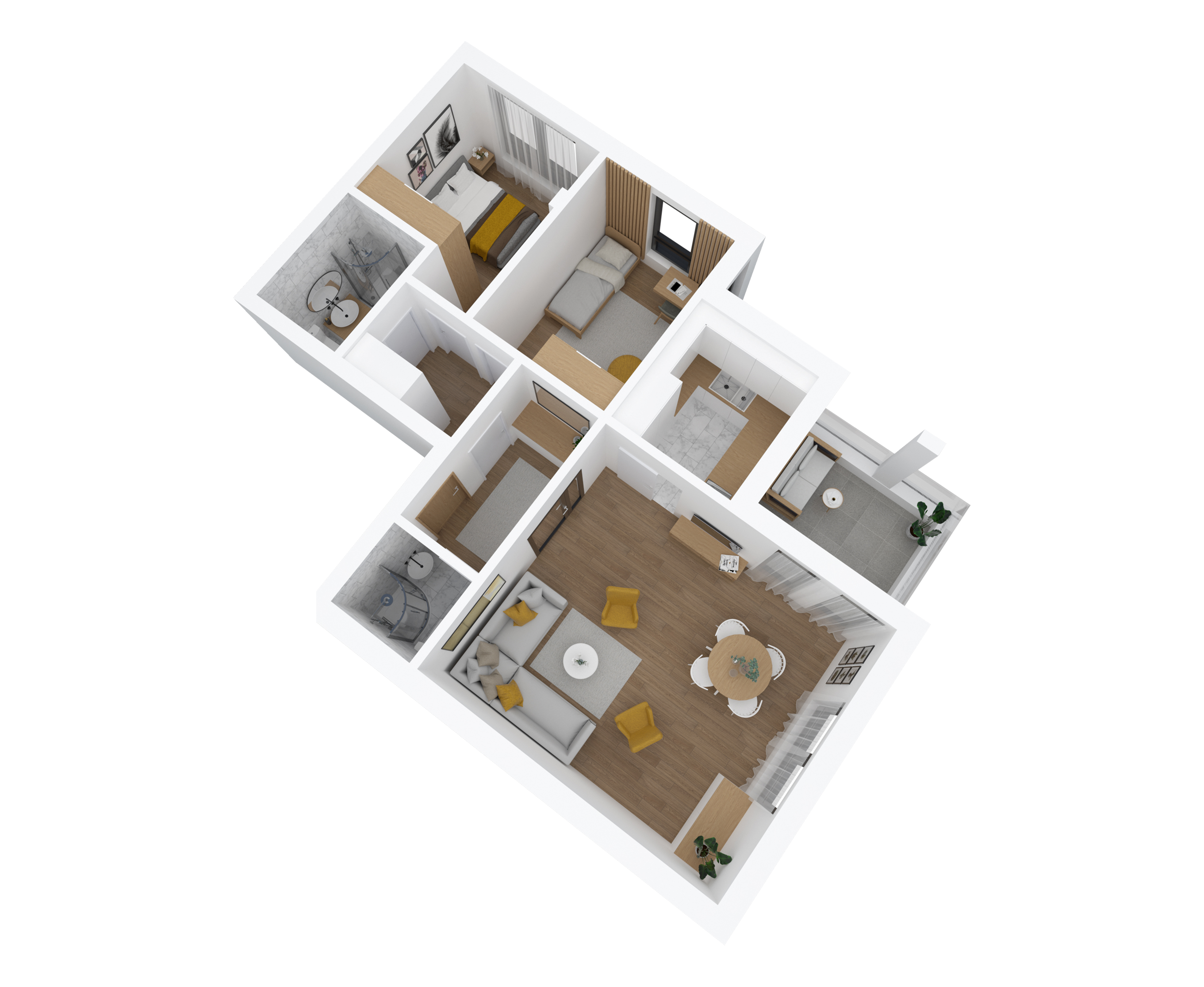 3D prikaz stana