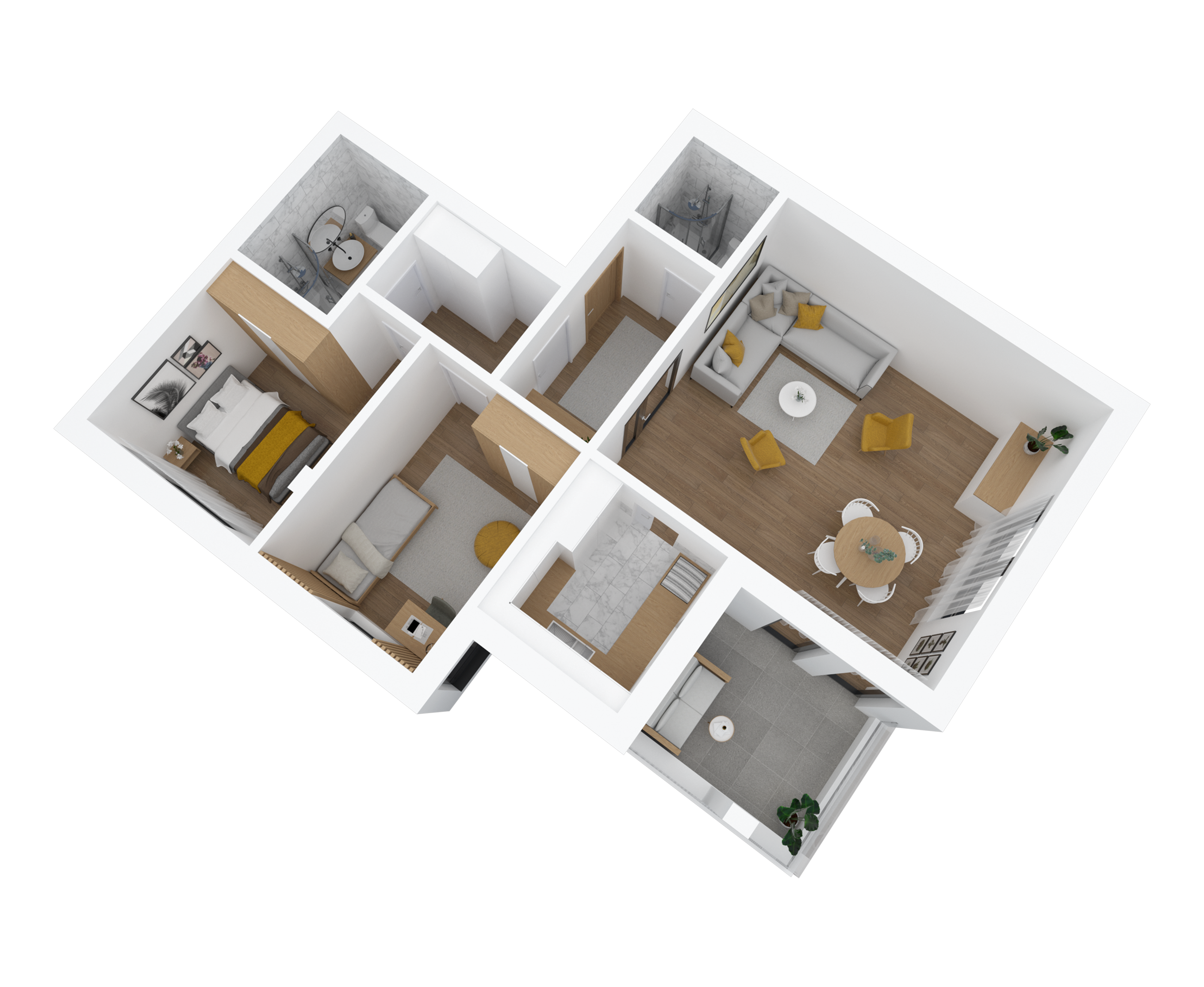 3D prikaz stana
