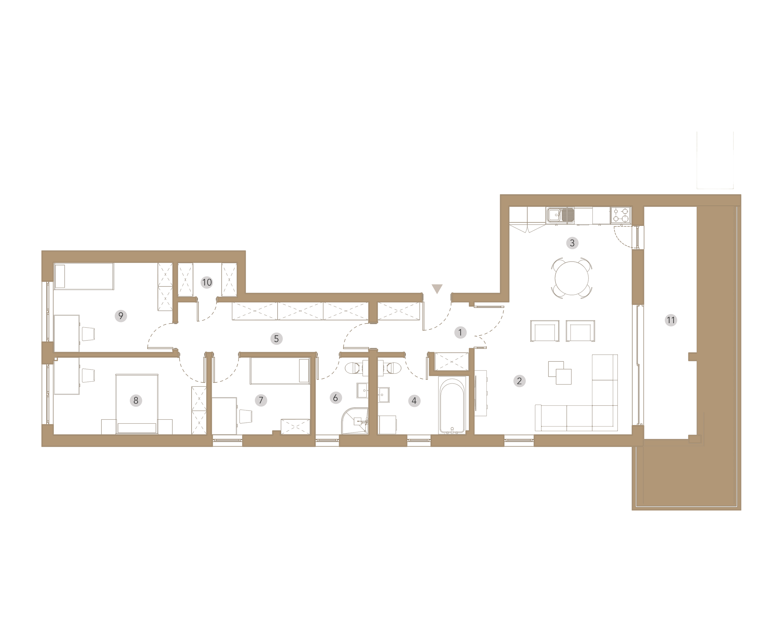 3D prikaz stana