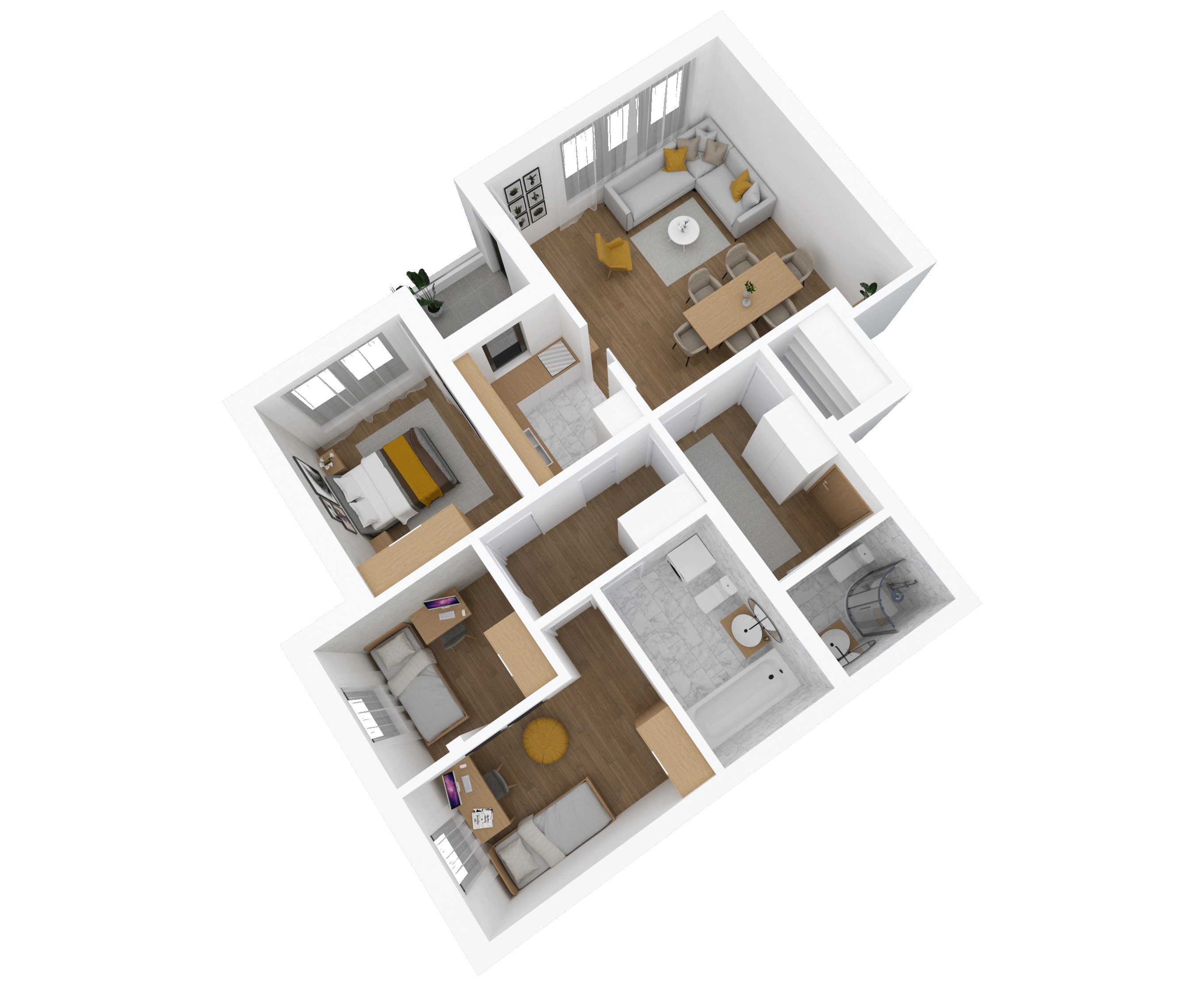 3D prikaz stana