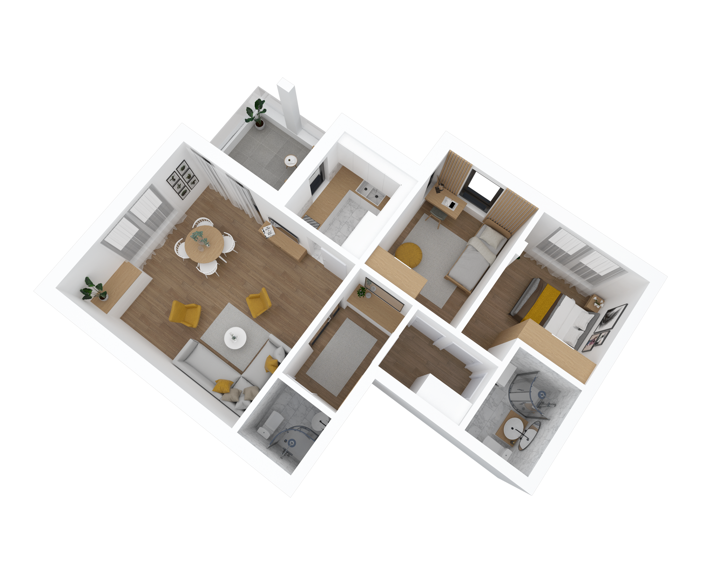 3D prikaz stana