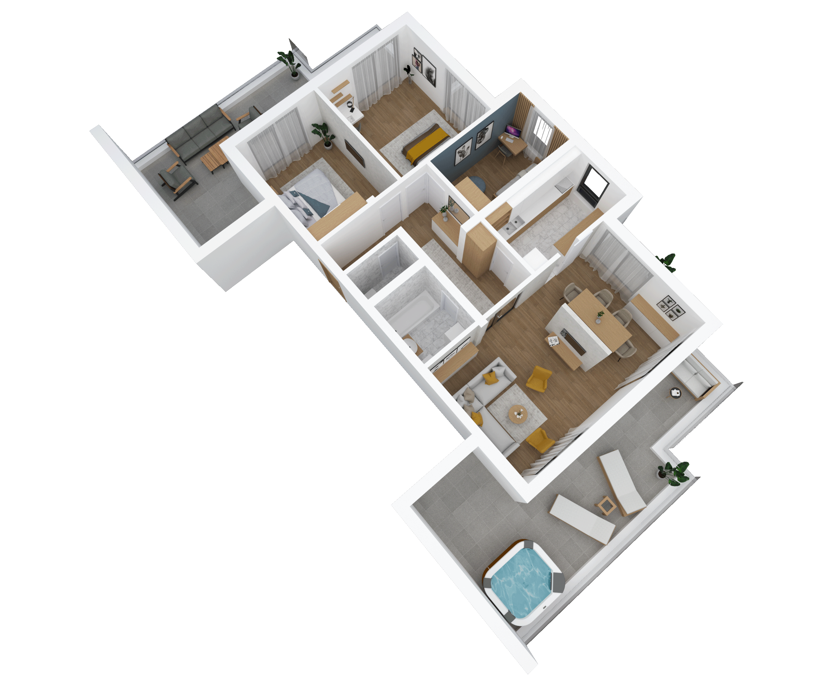 3D prikaz stana