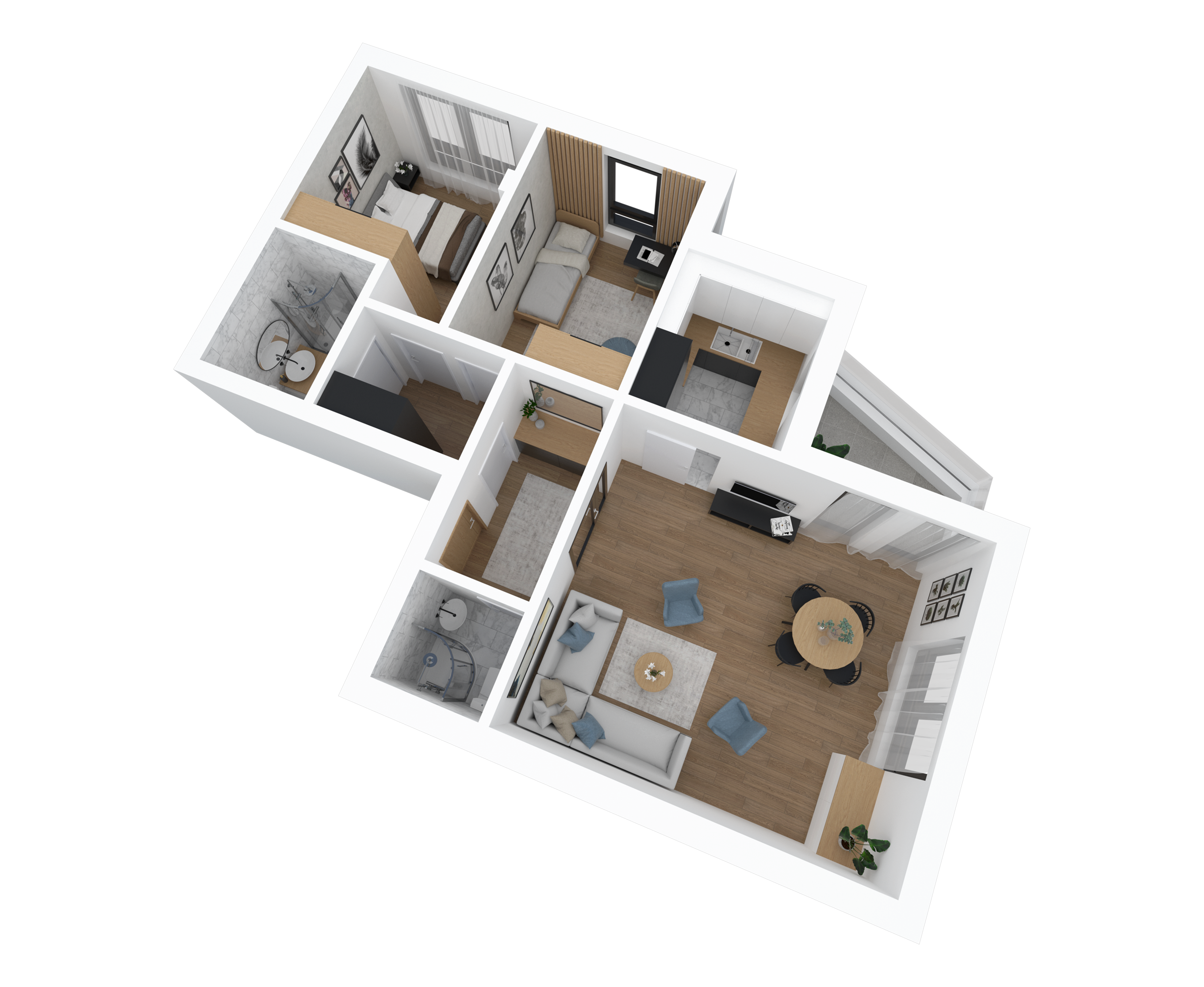 3D prikaz stana
