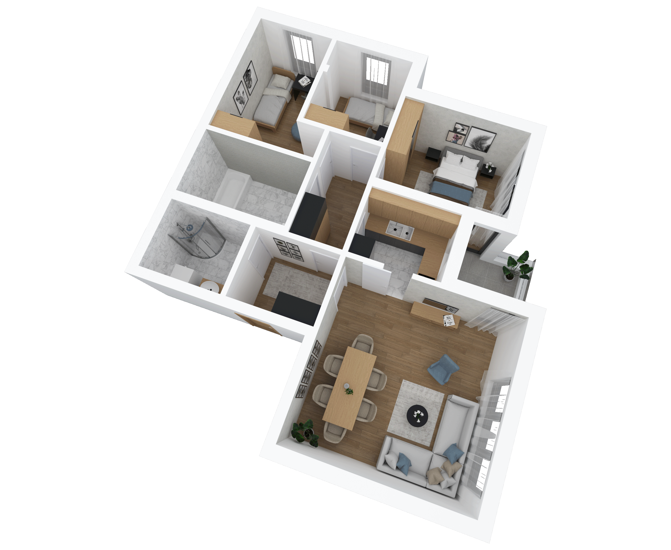 3D prikaz stana