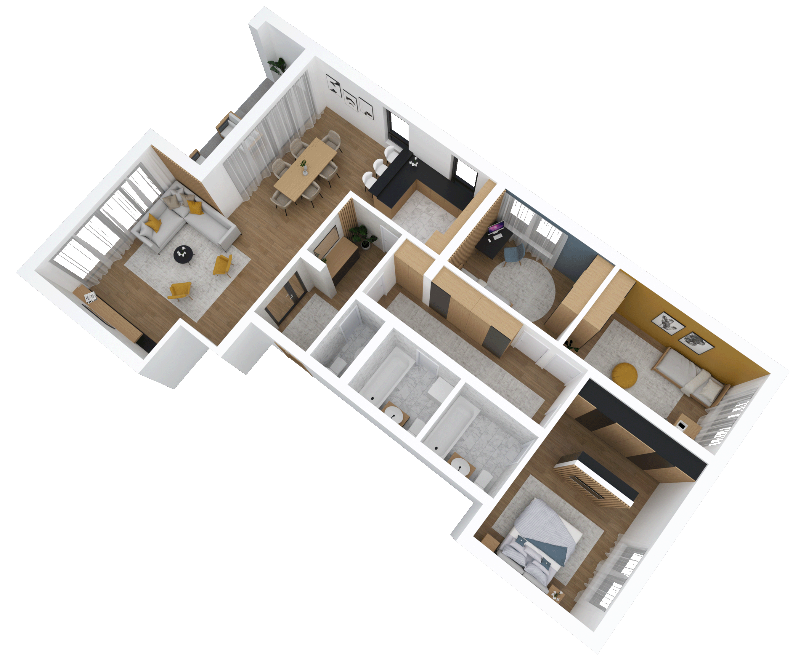 3D prikaz stana