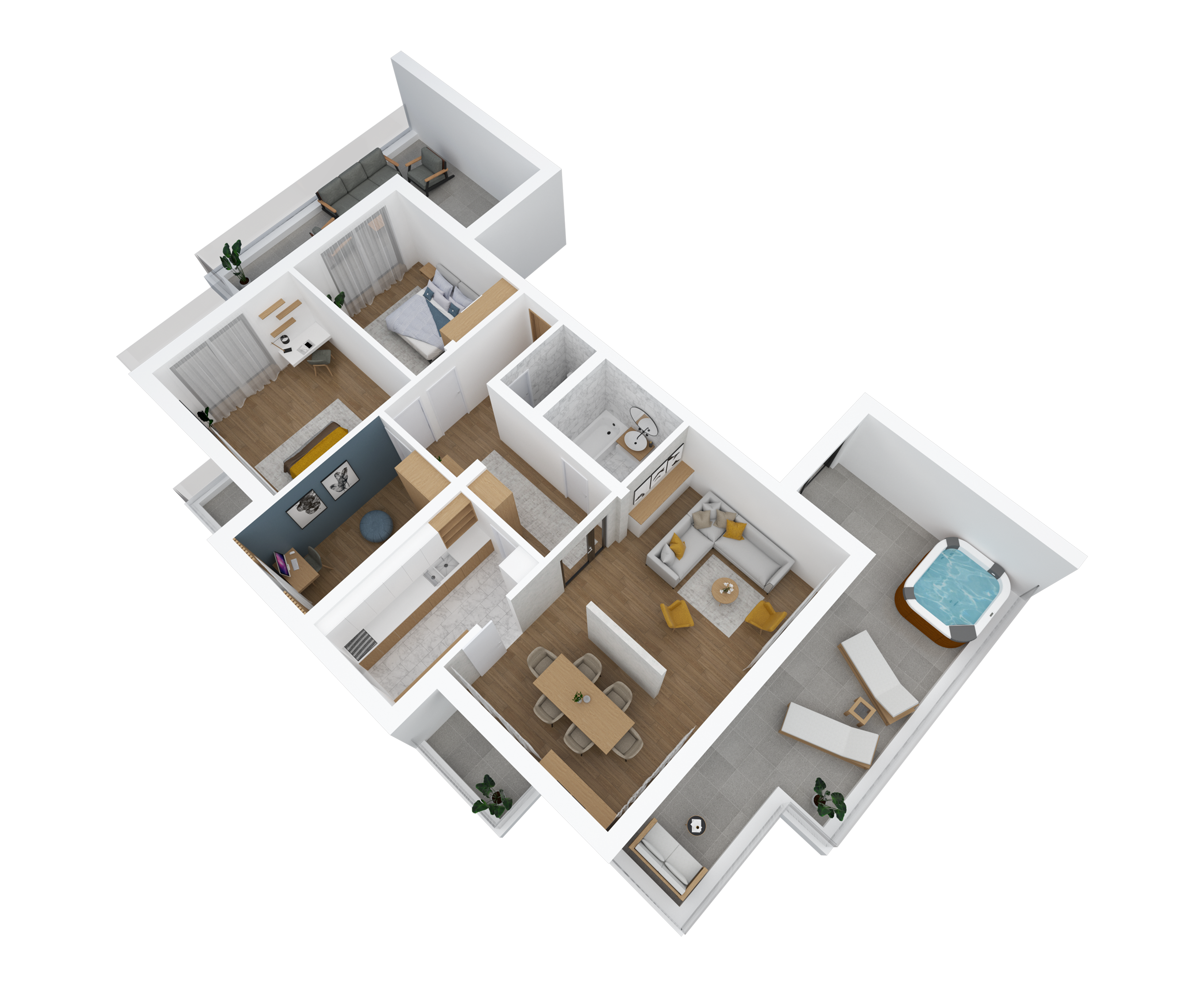 3D prikaz stana