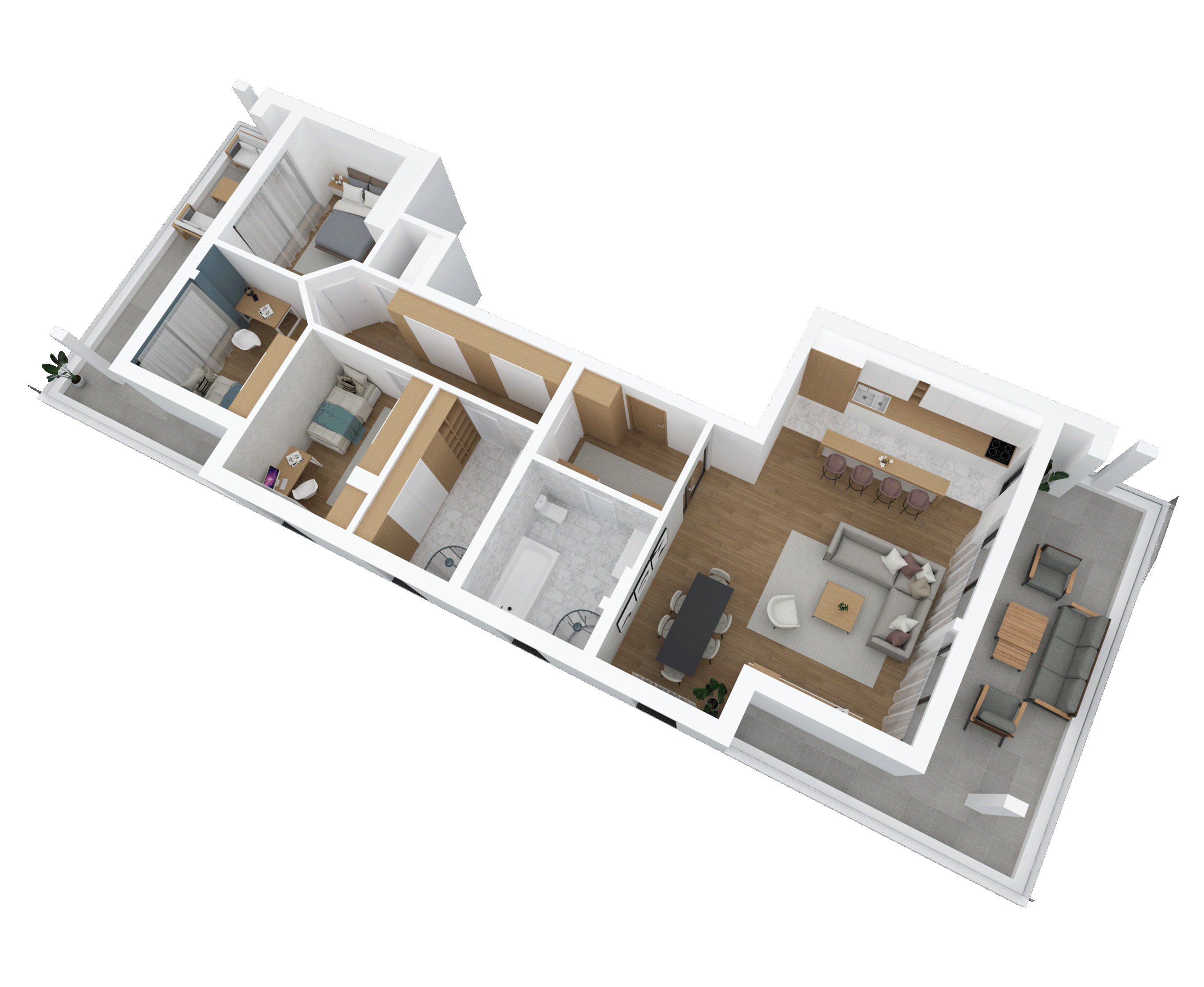 3D prikaz stana