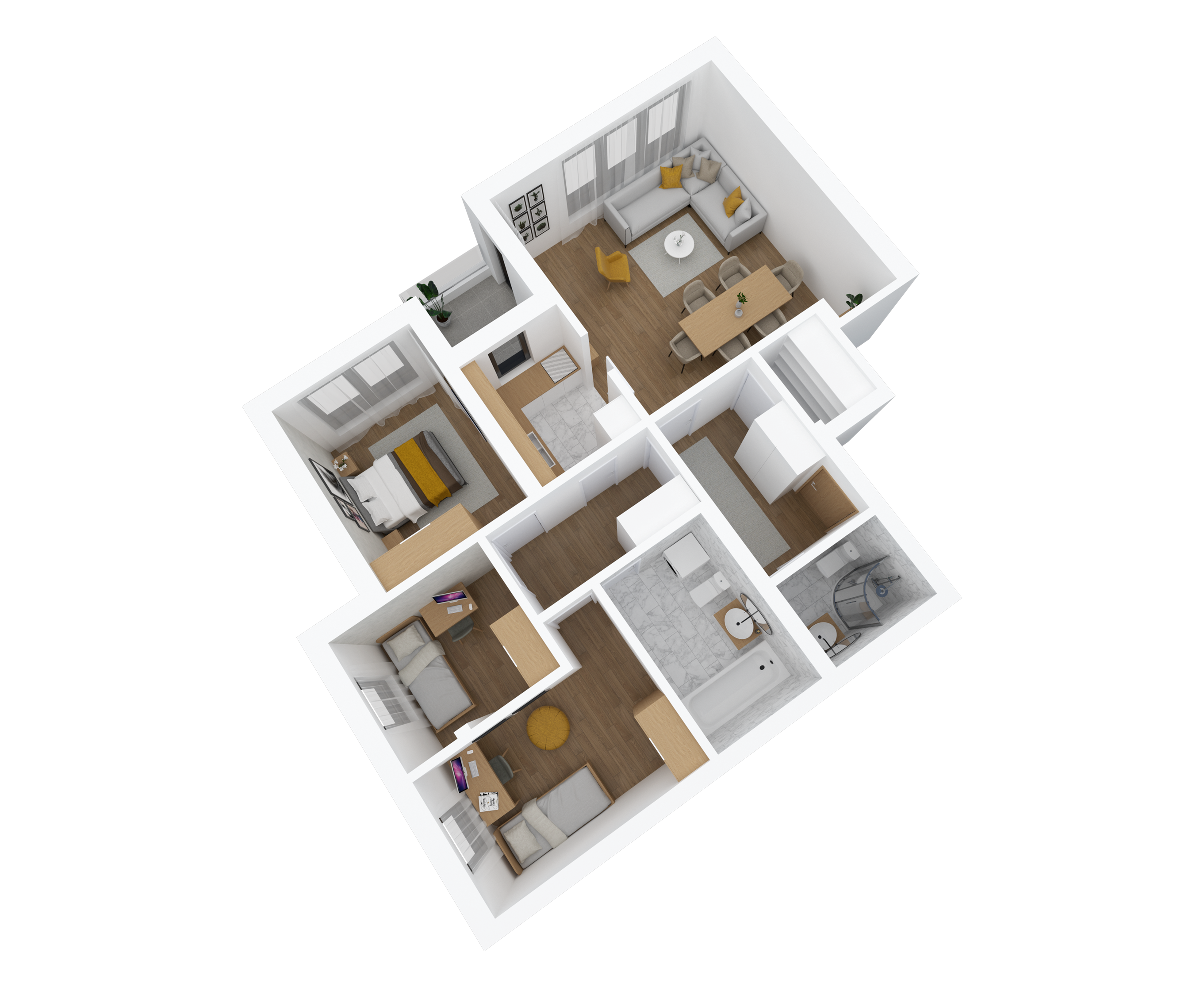 3D prikaz stana