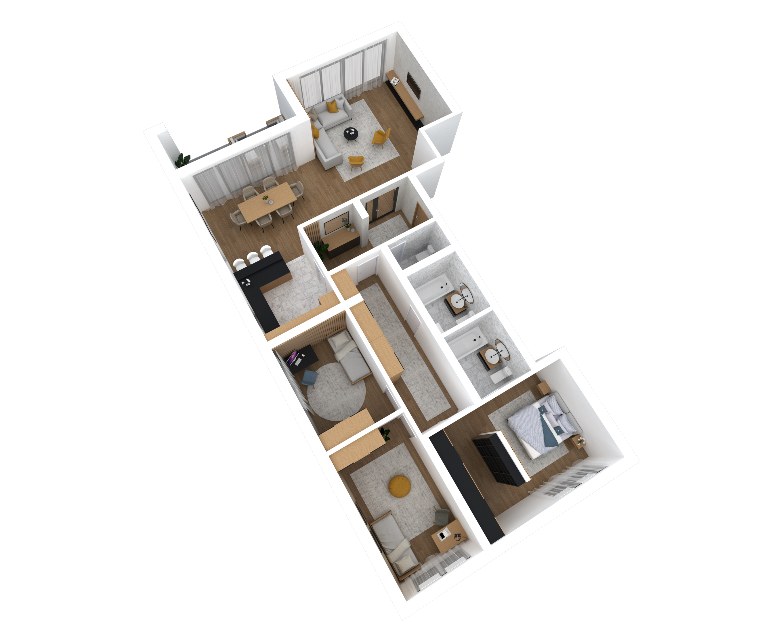 3D prikaz stana