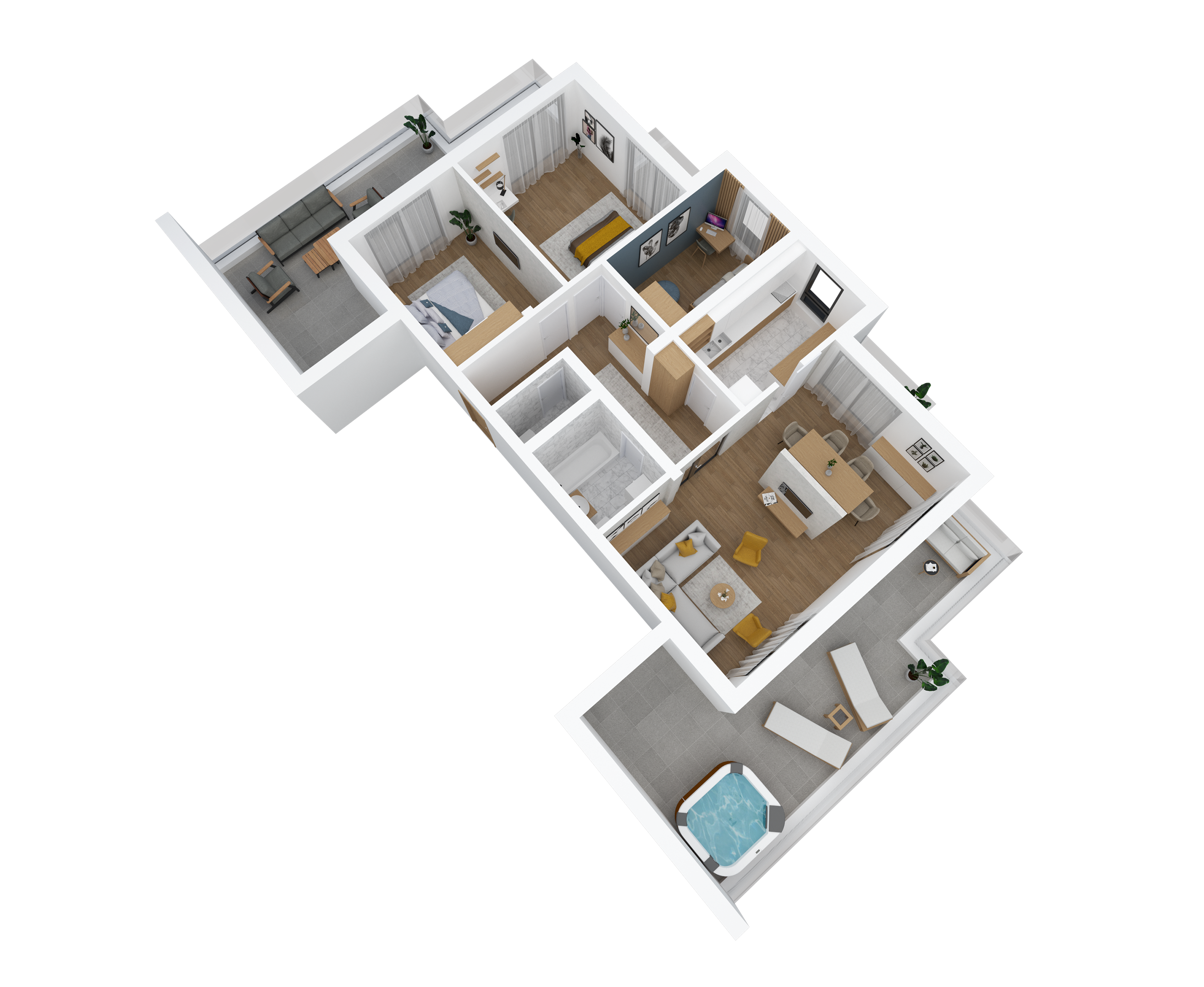 3D prikaz stana