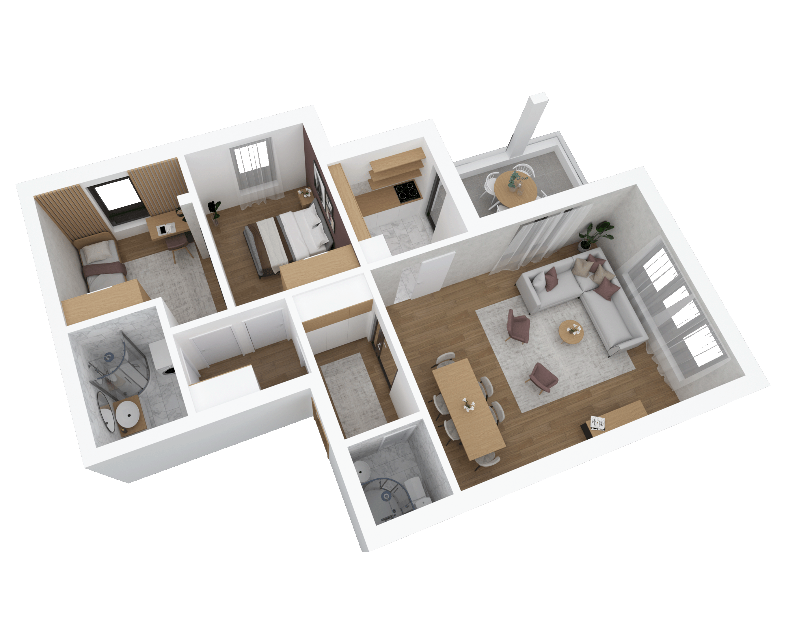 3D prikaz stana