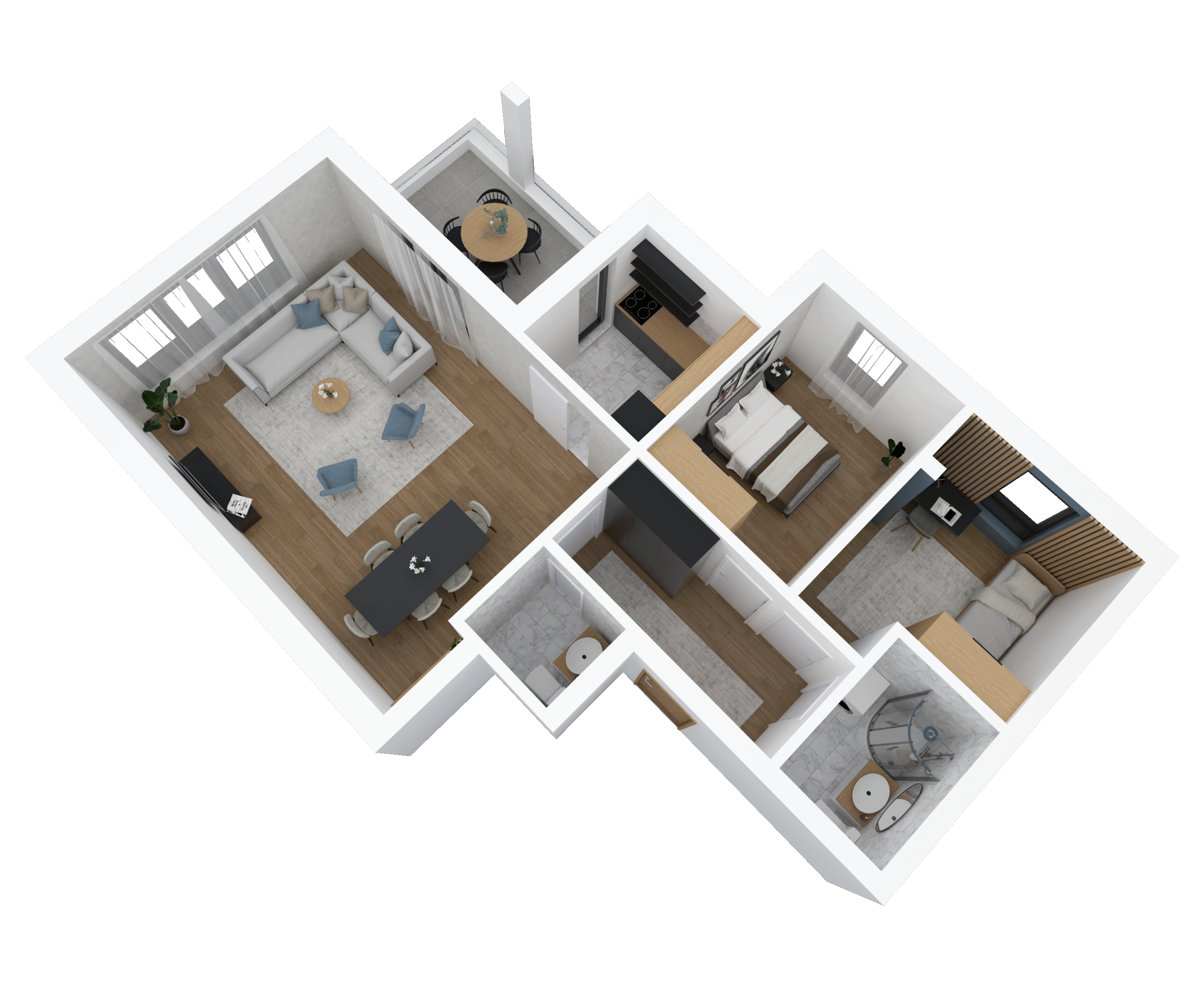 3D prikaz stana