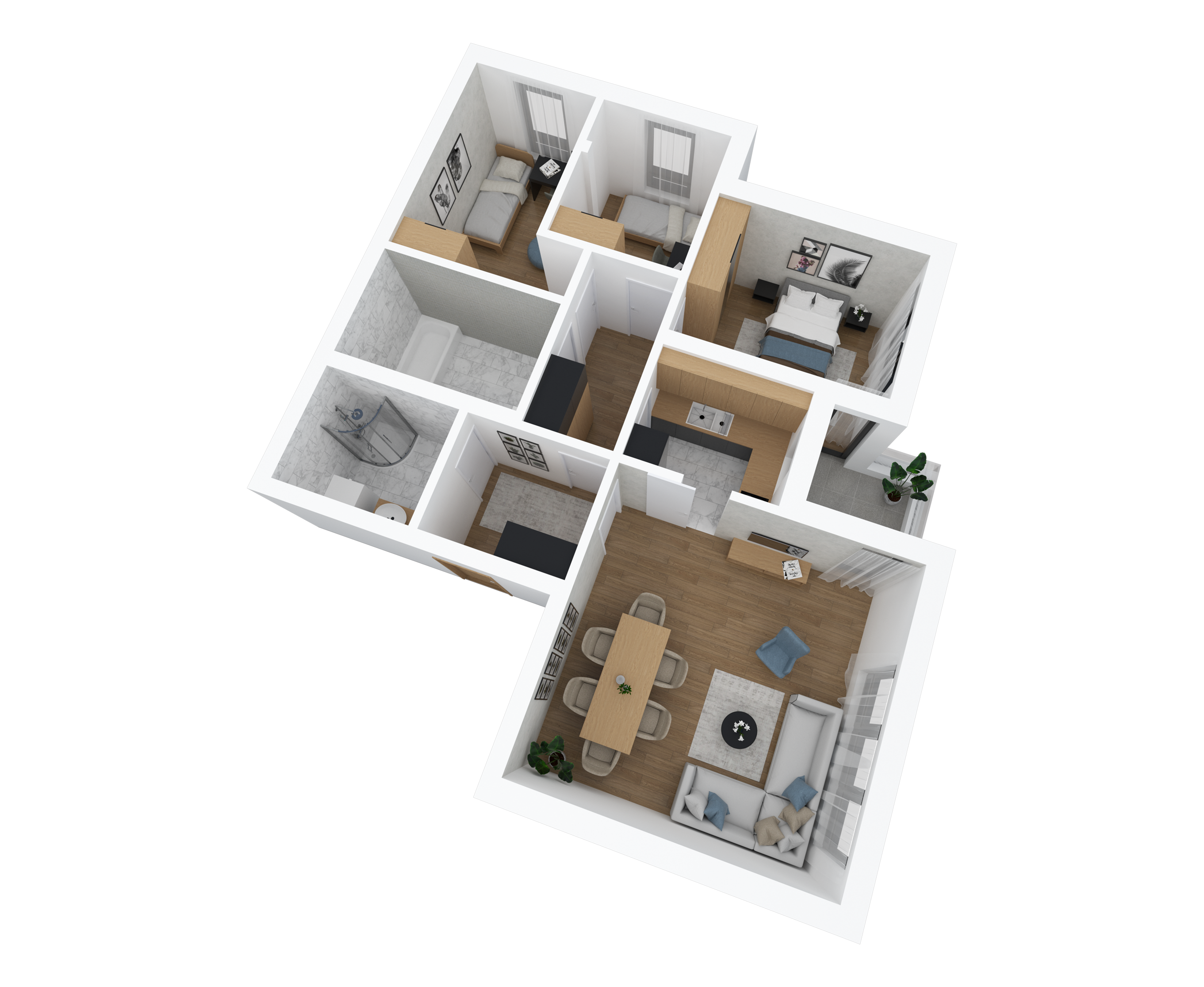 3D prikaz stana