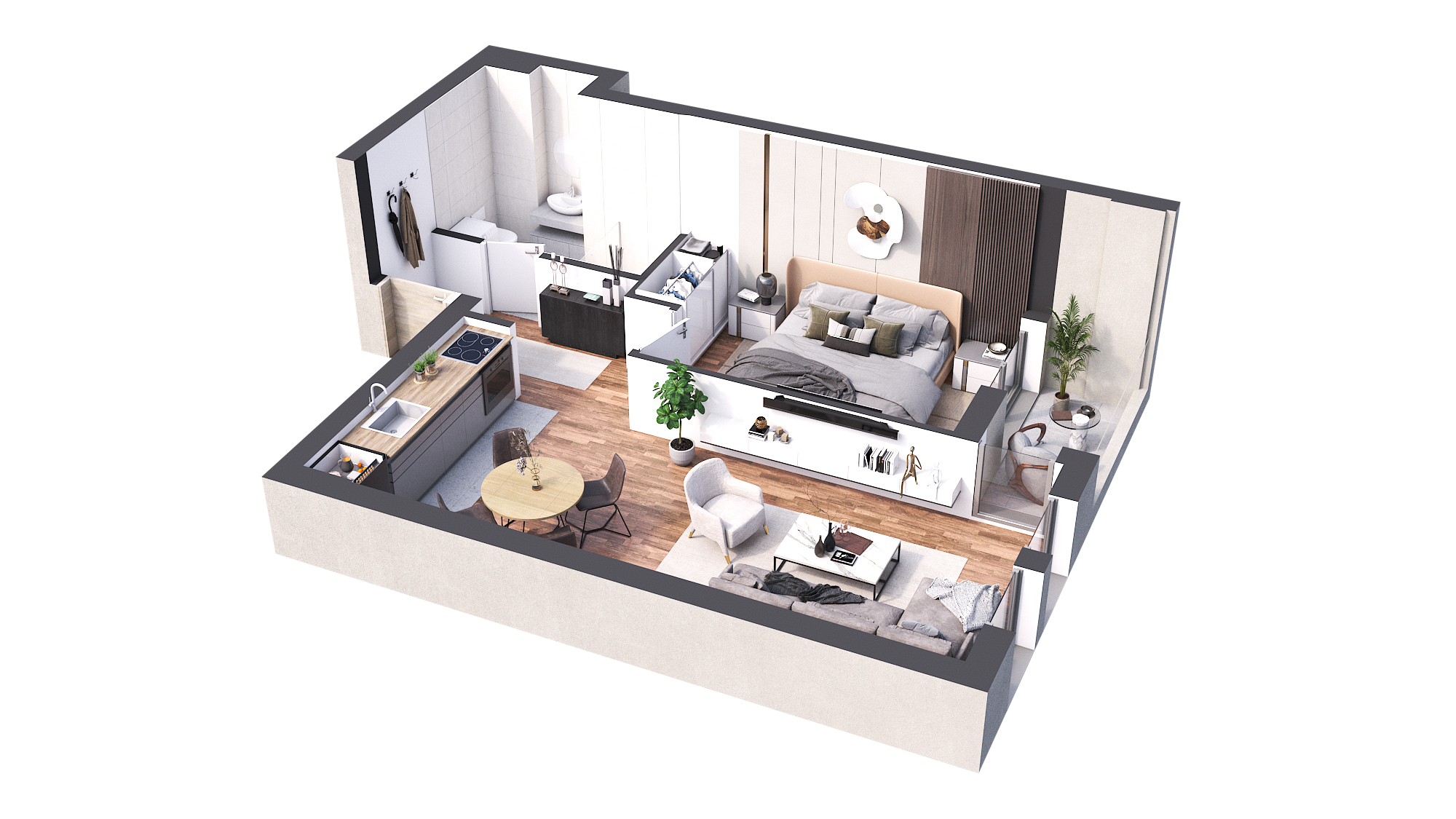 3D prikaz stana