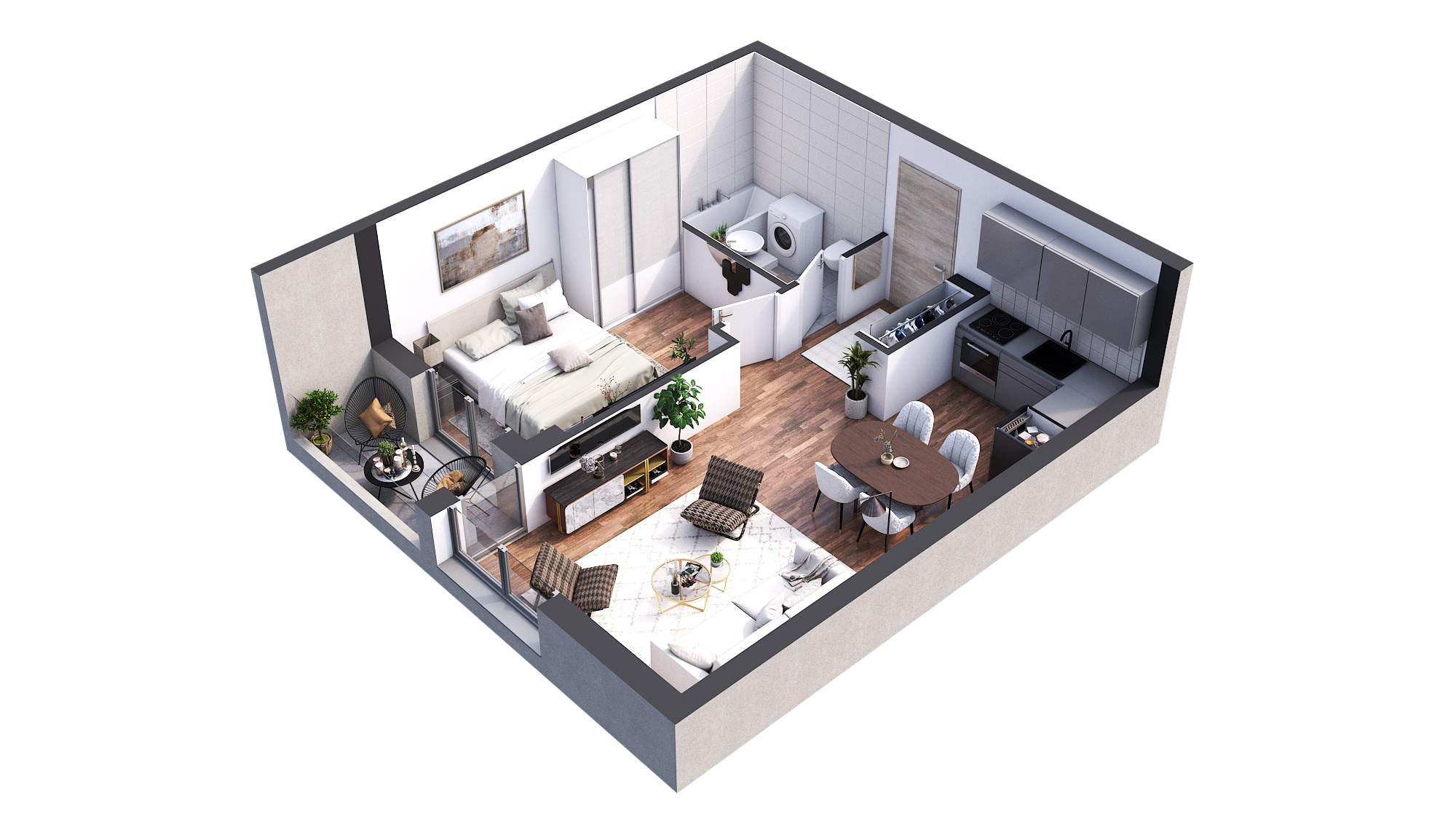 3D prikaz stana