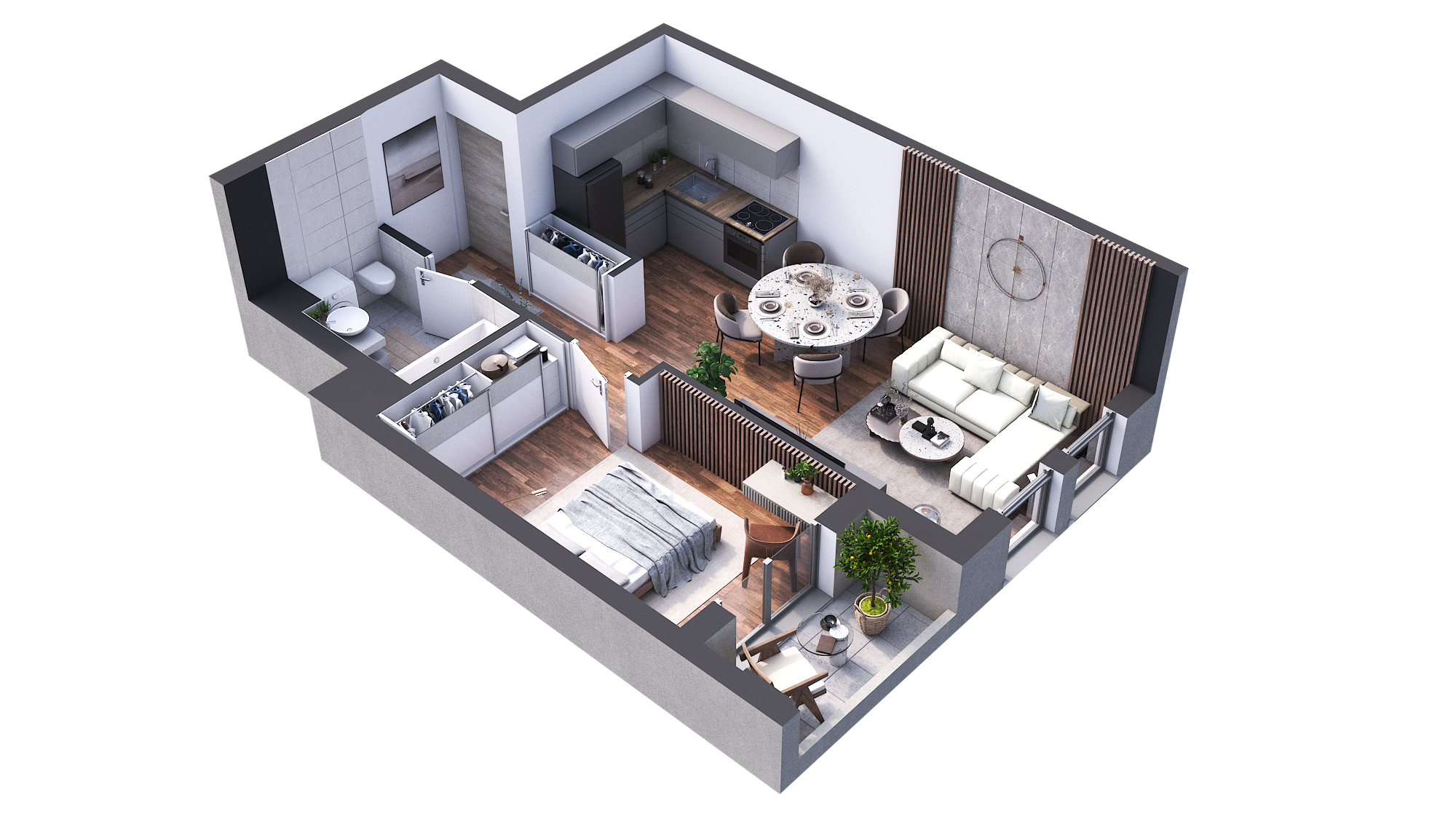 3D prikaz stana
