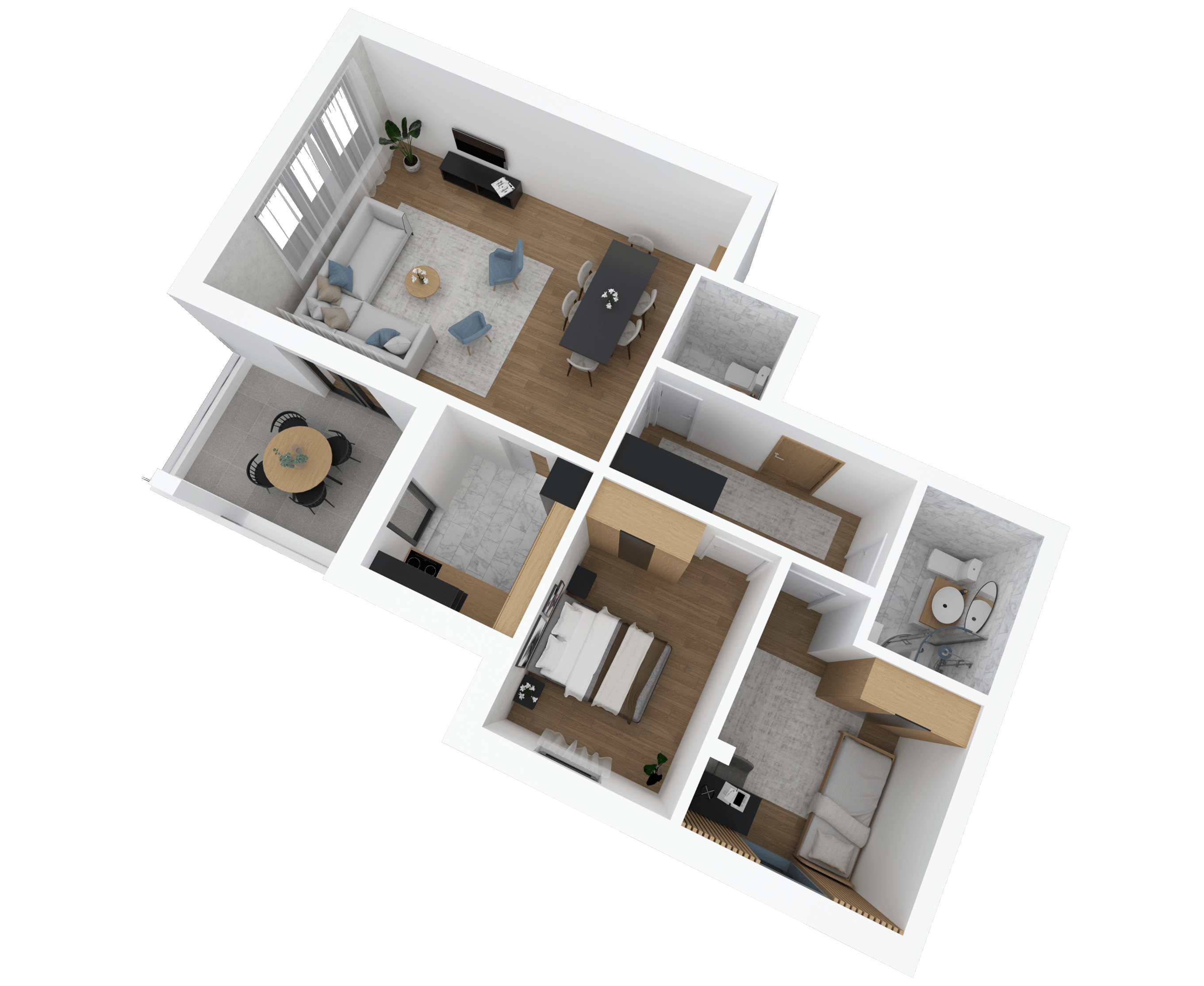 3D prikaz stana