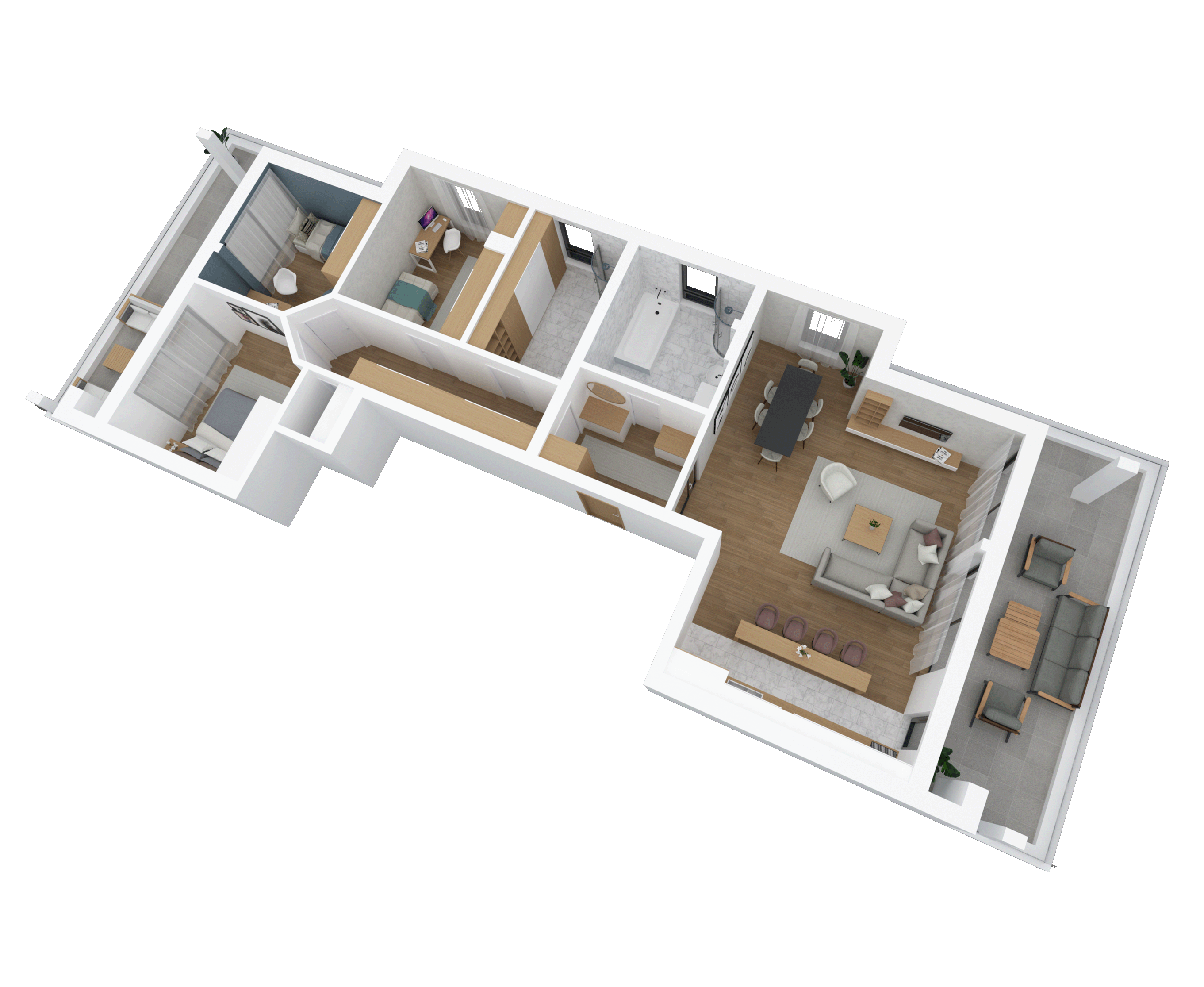 3D prikaz stana