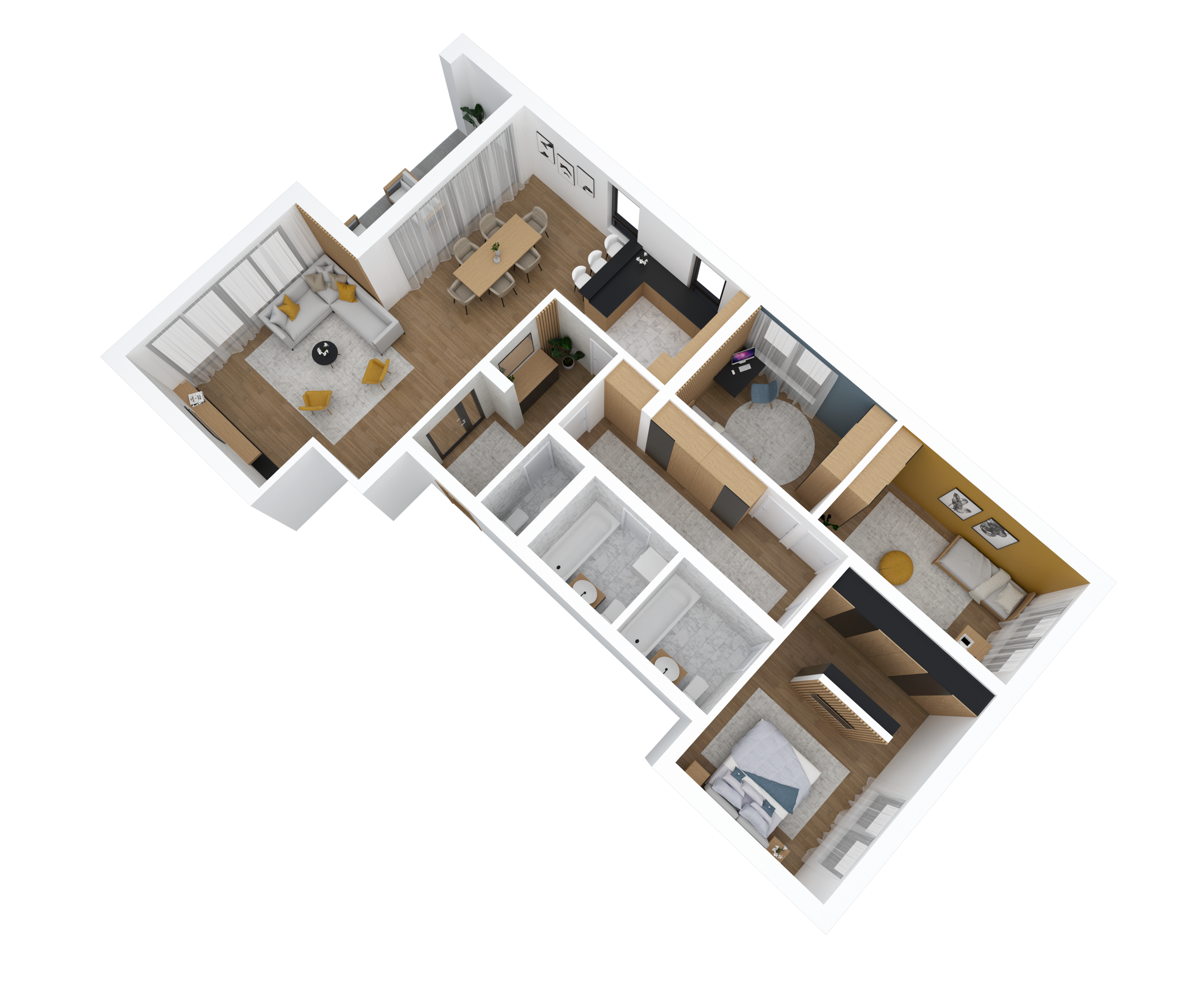 3D prikaz stana