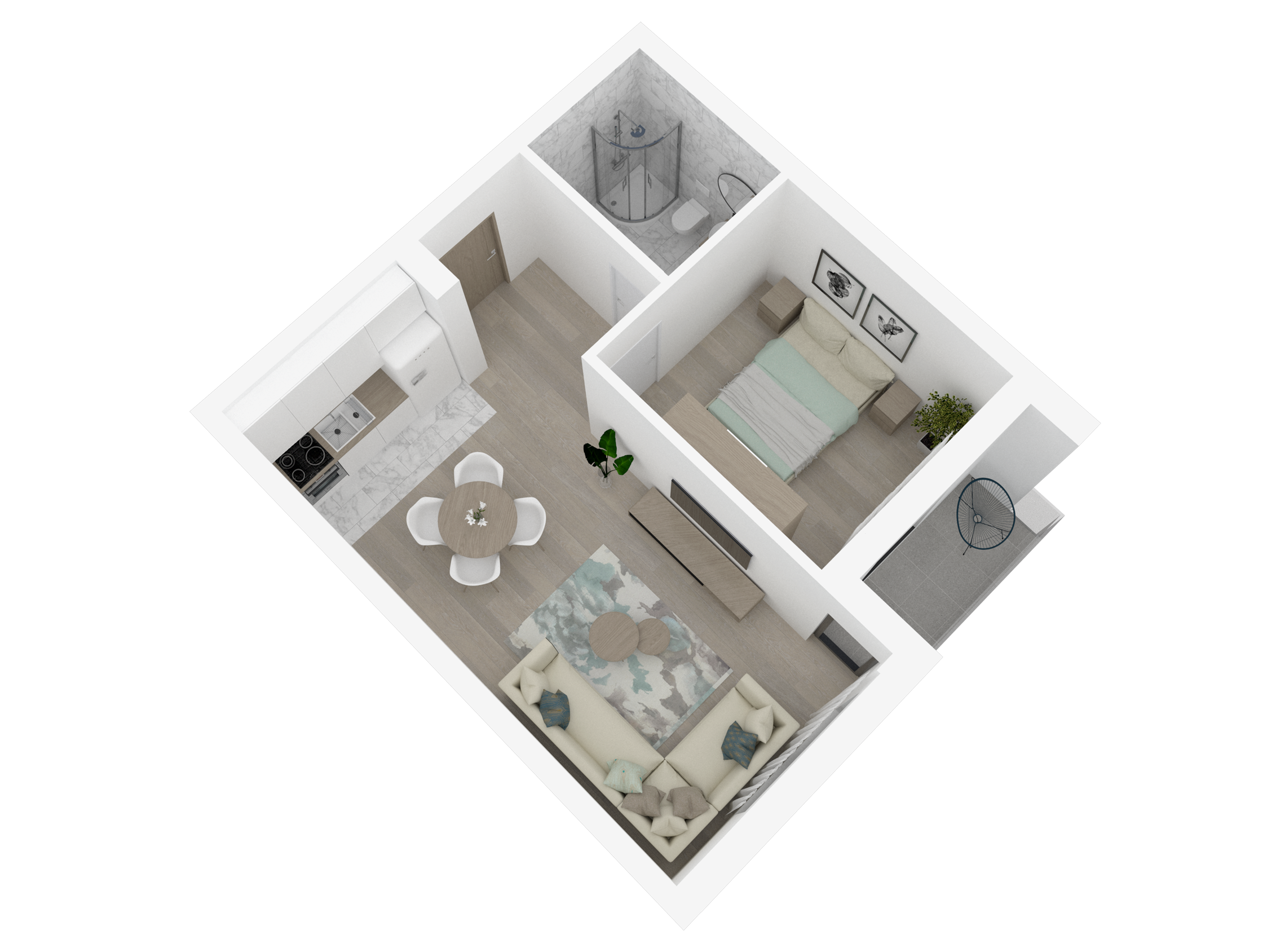 3D prikaz stana