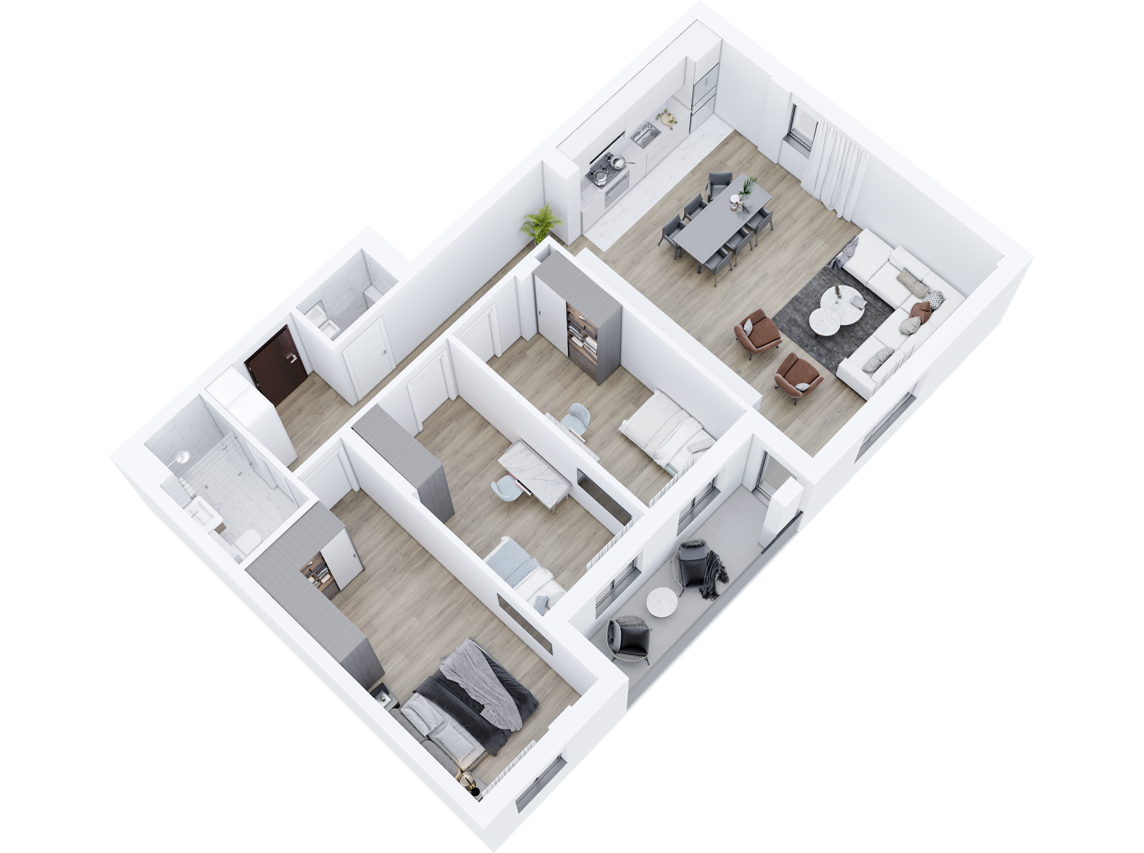 3D prikaz stana