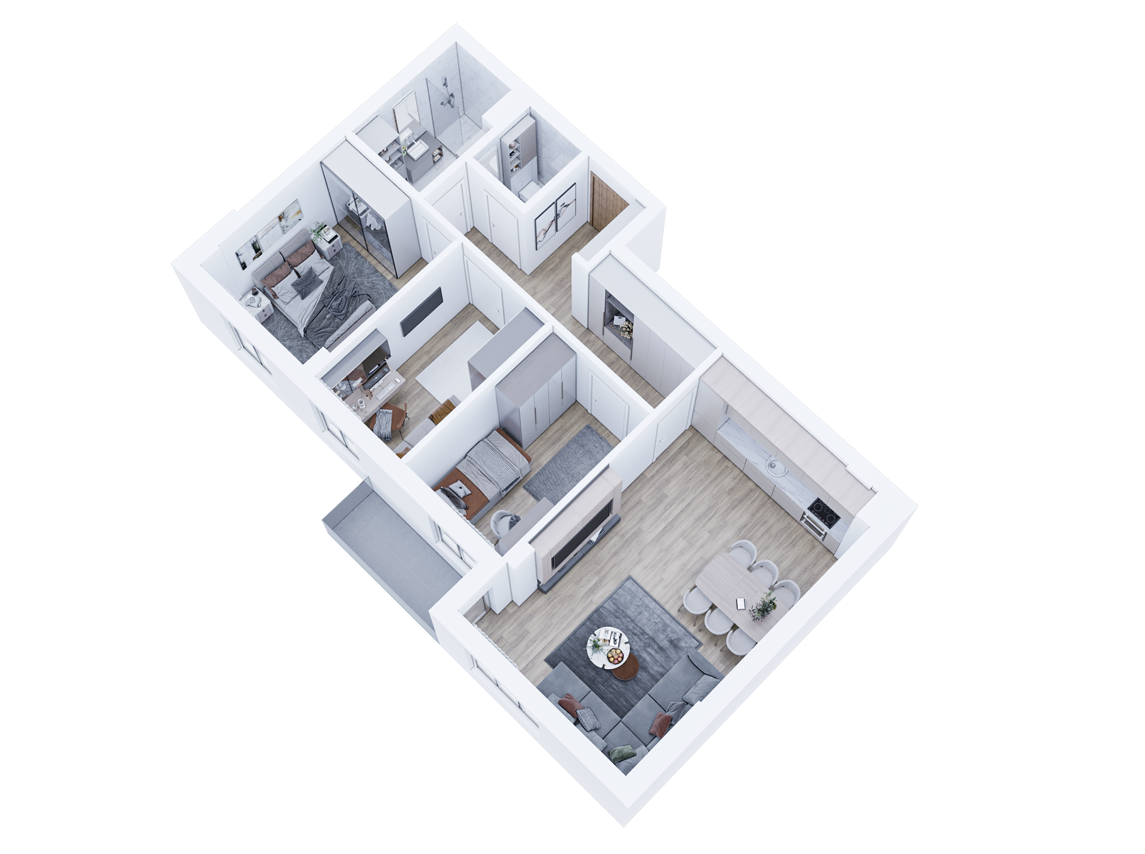 3D prikaz stana