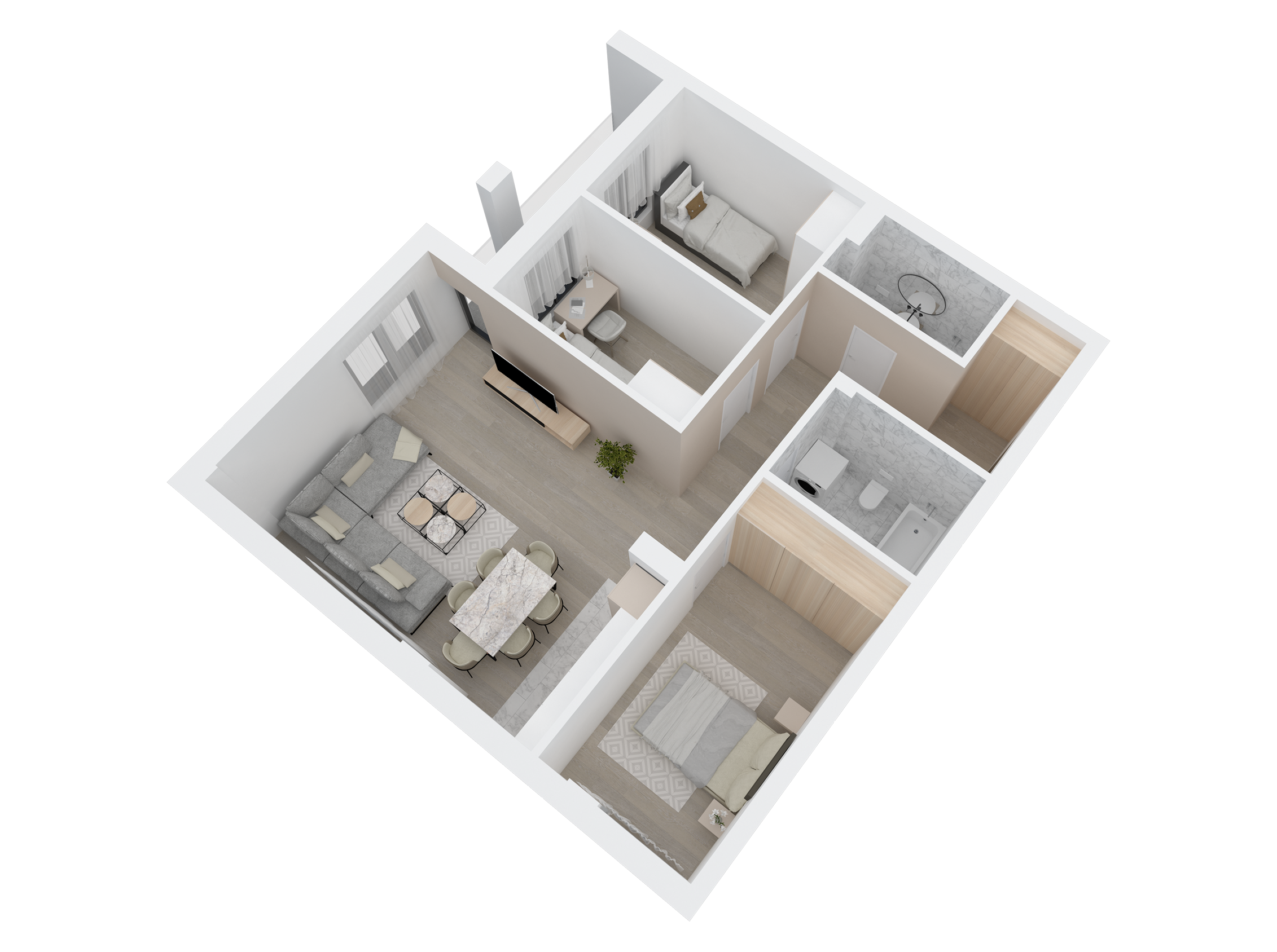 3D prikaz stana