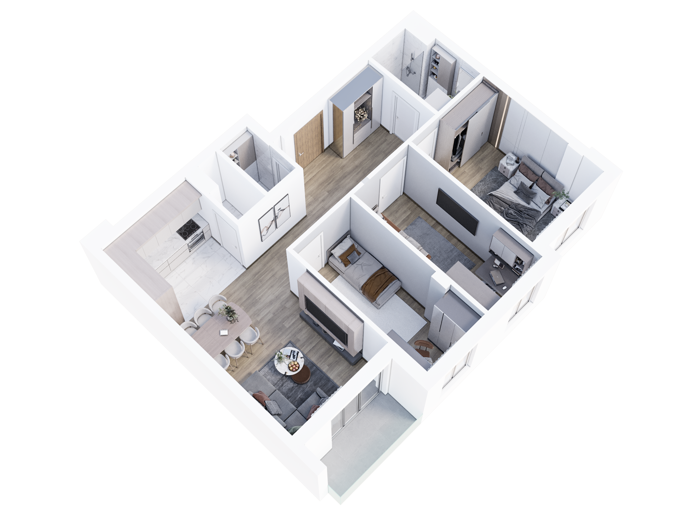 3D prikaz stana