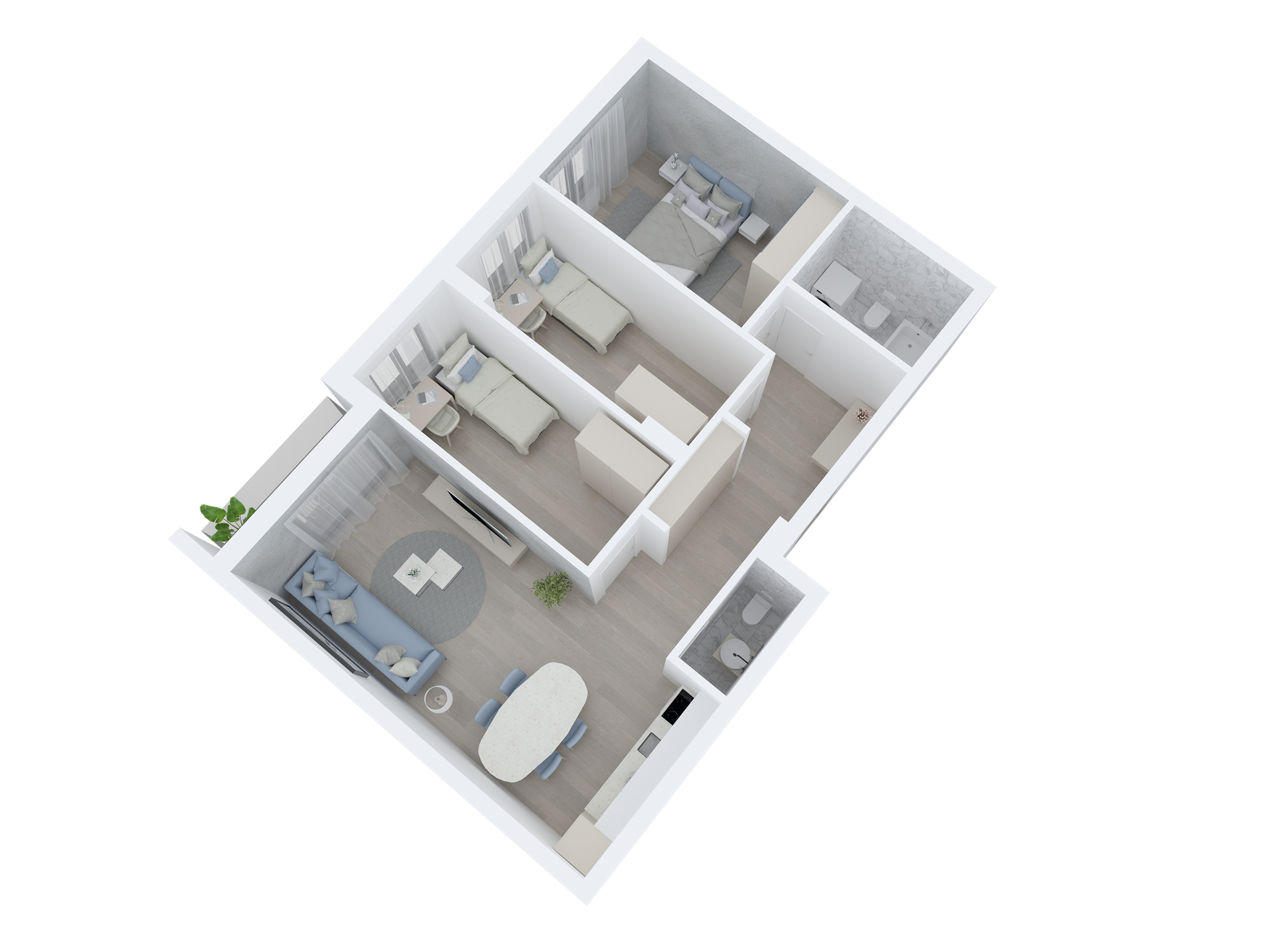 3D prikaz stana
