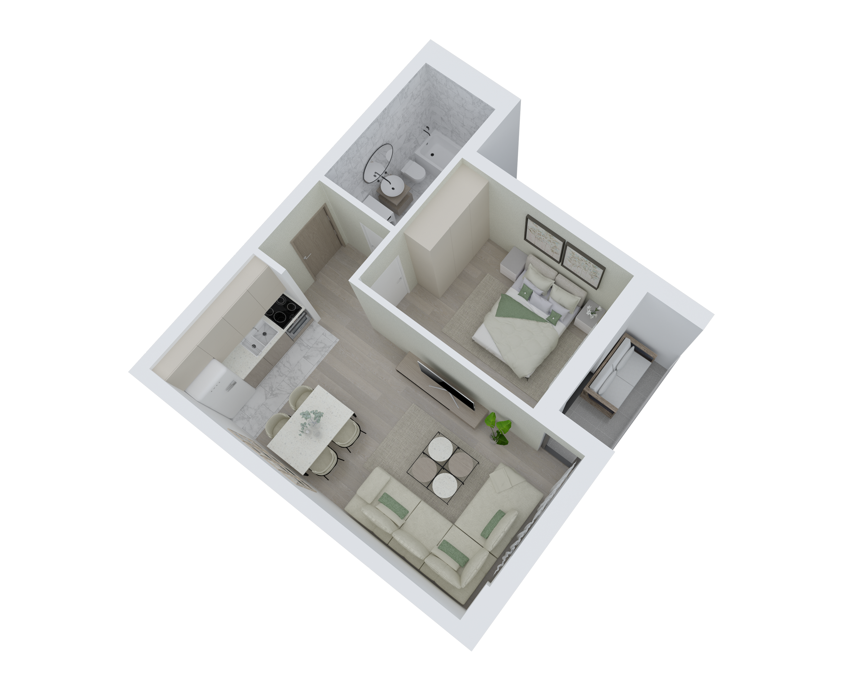 3D prikaz stana
