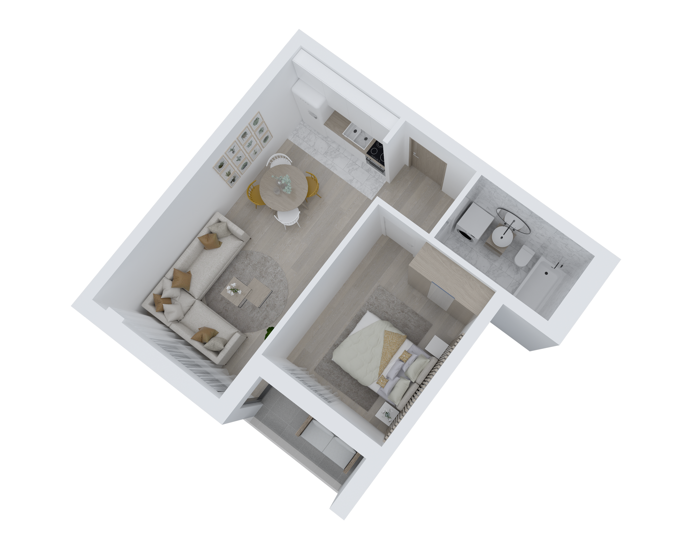 3D prikaz stana