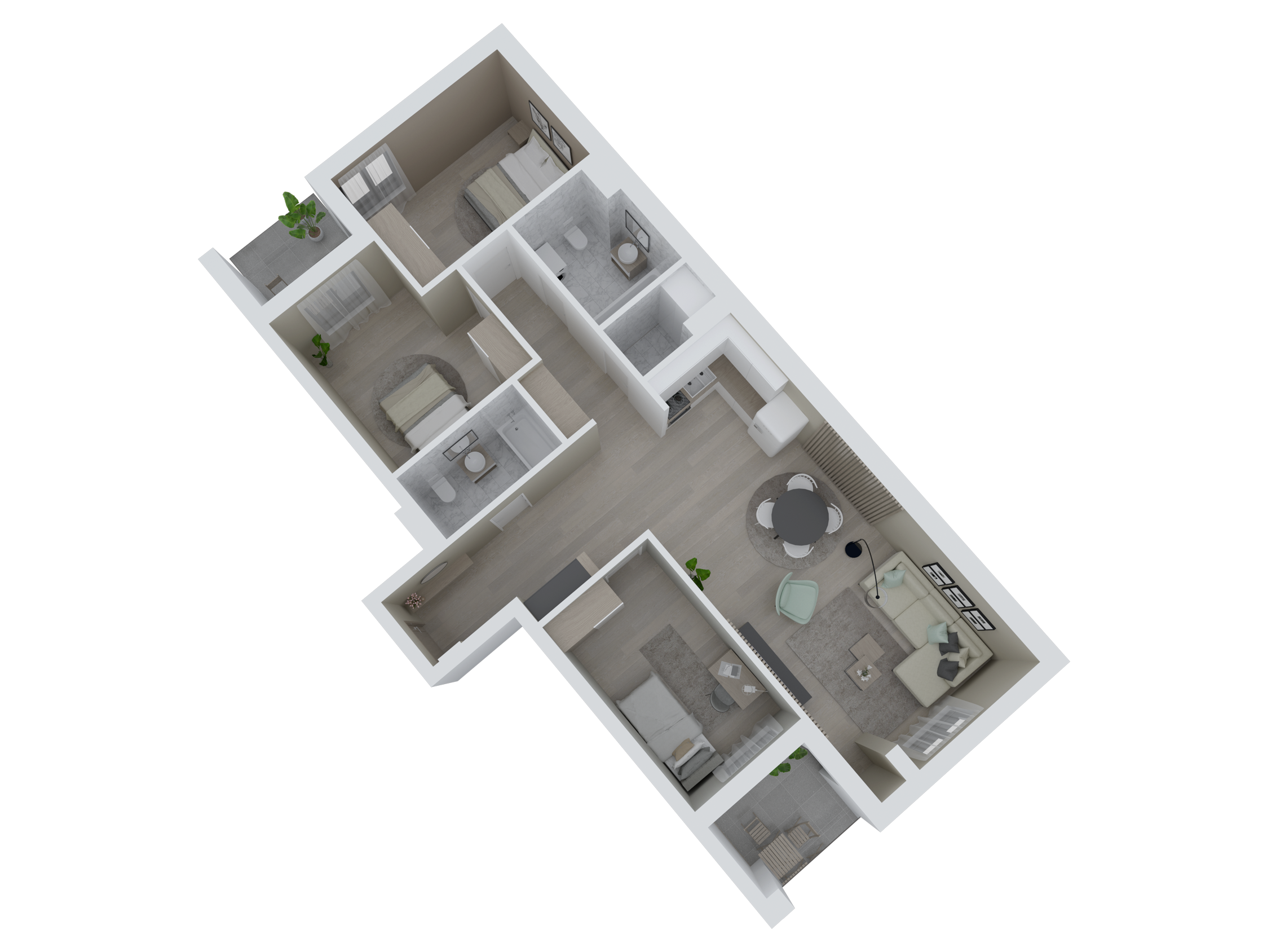 3D prikaz stana