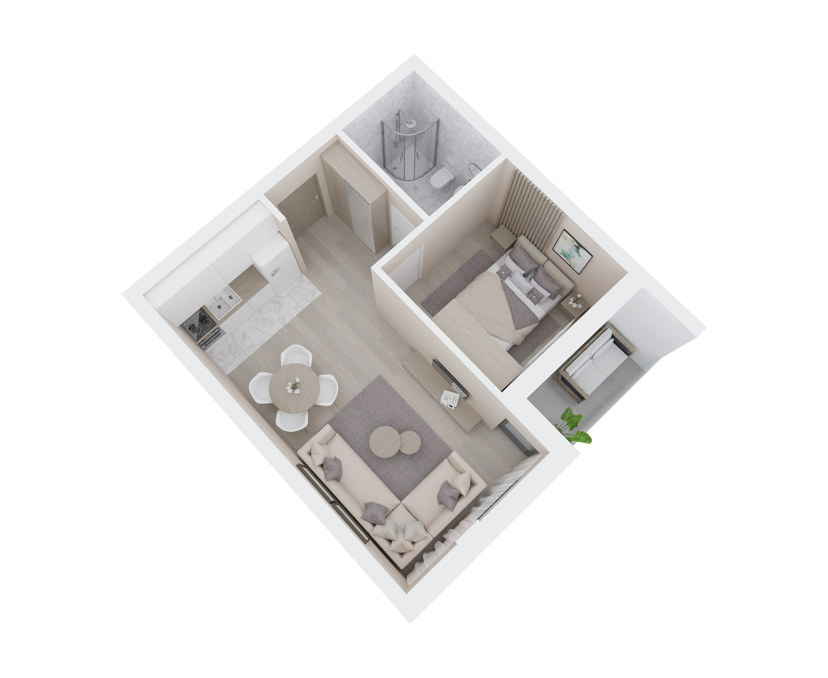 3D prikaz stana