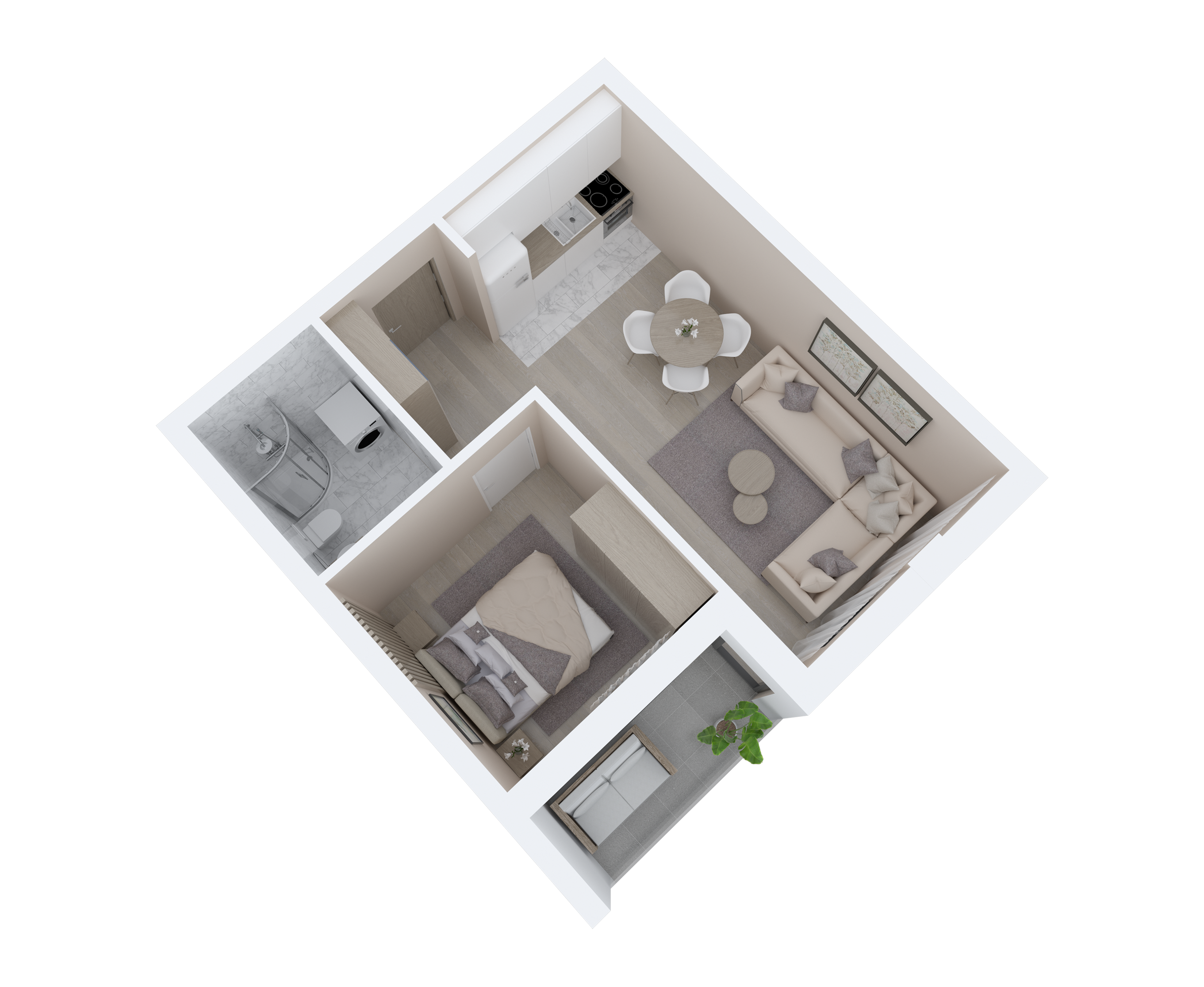 3D prikaz stana