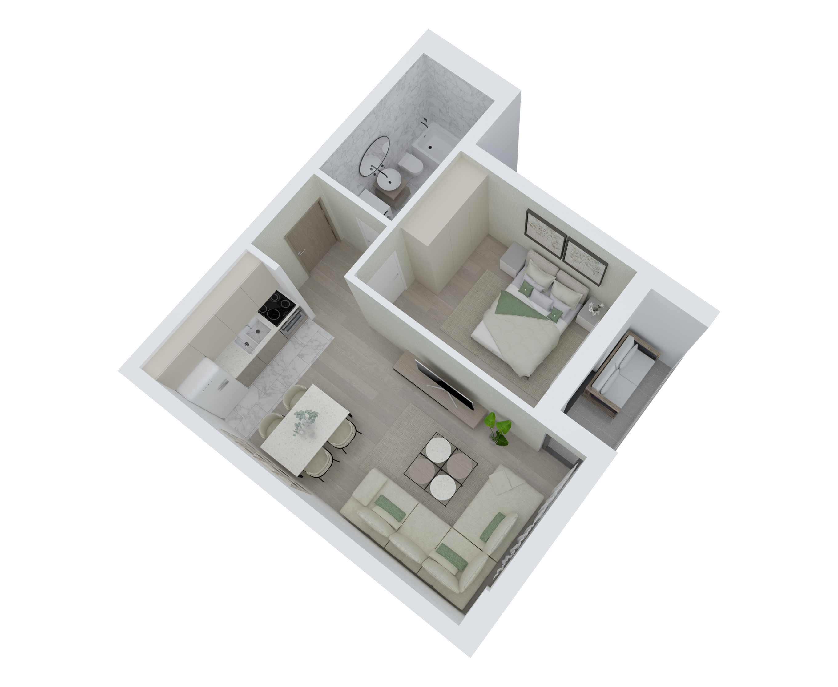 3D prikaz stana