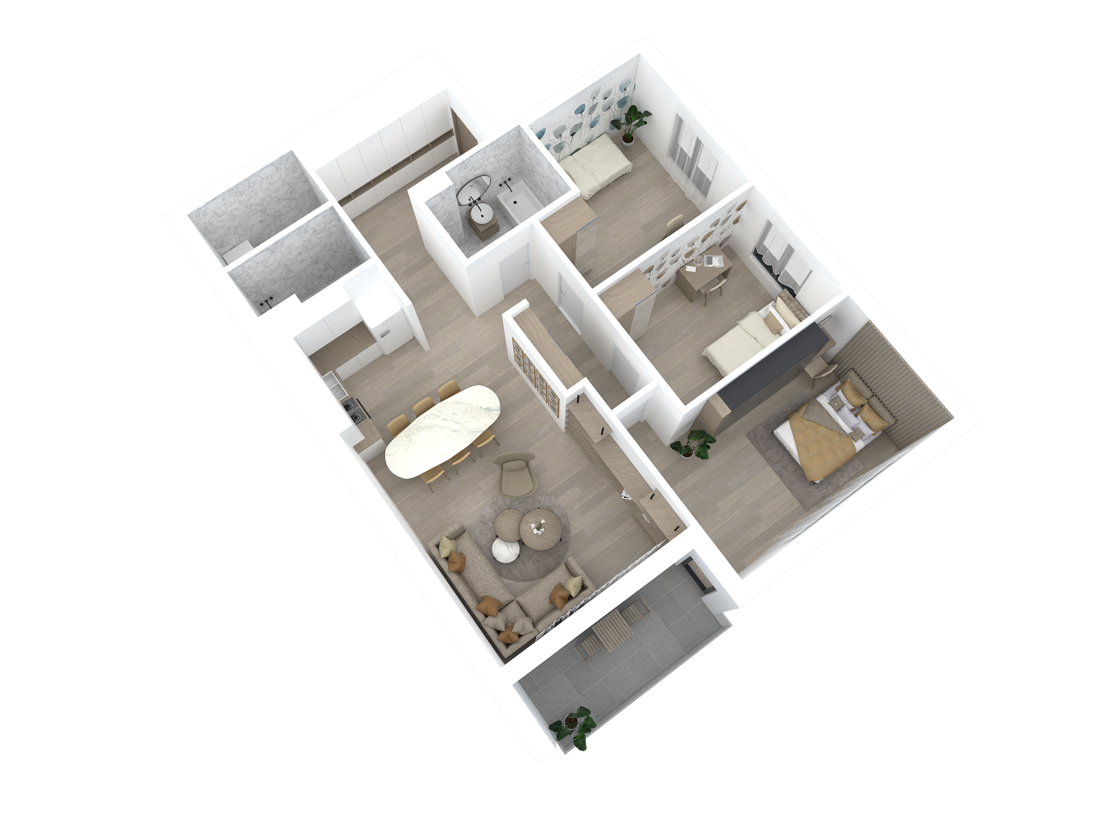 3D prikaz stana