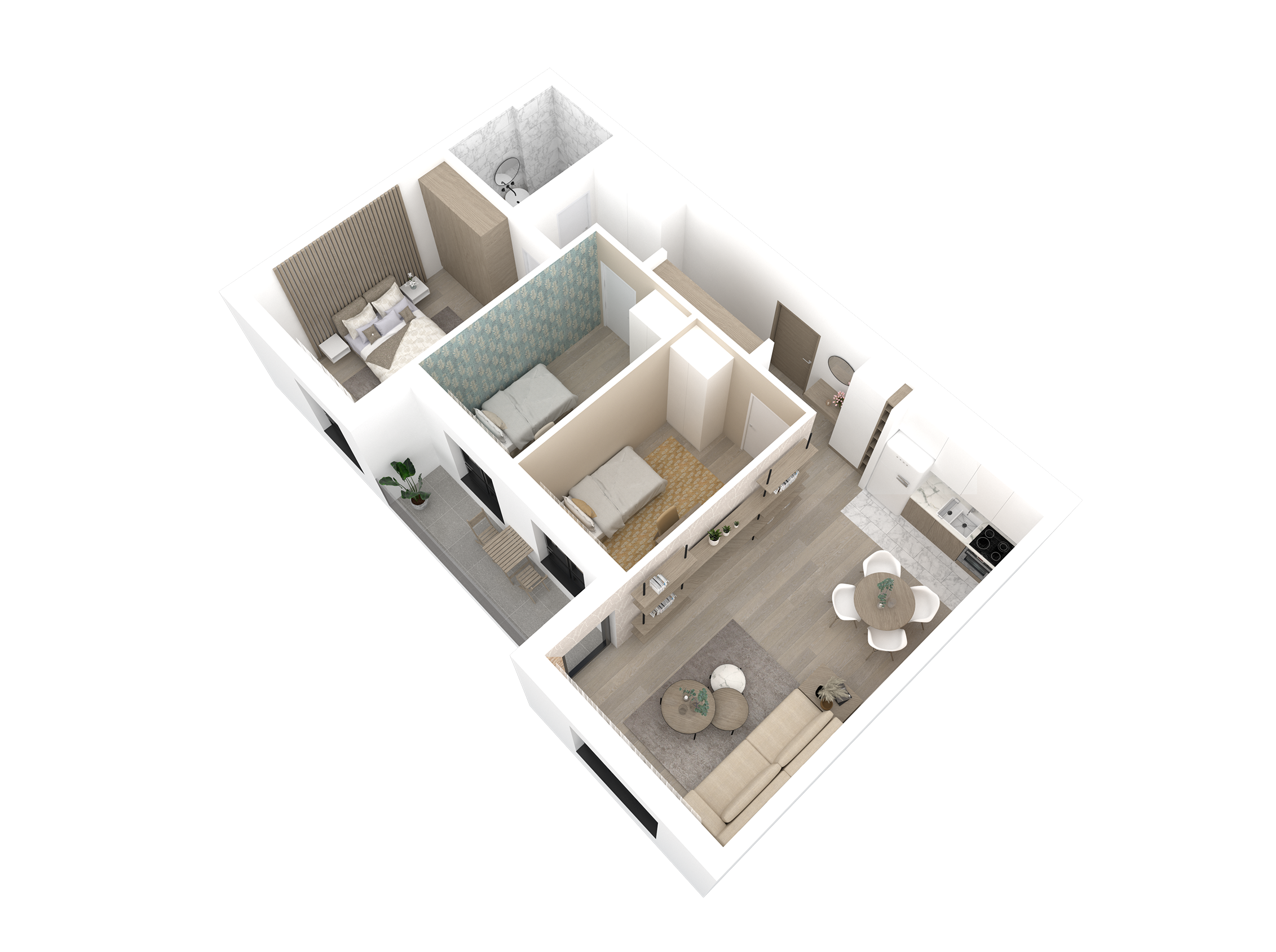 3D prikaz stana