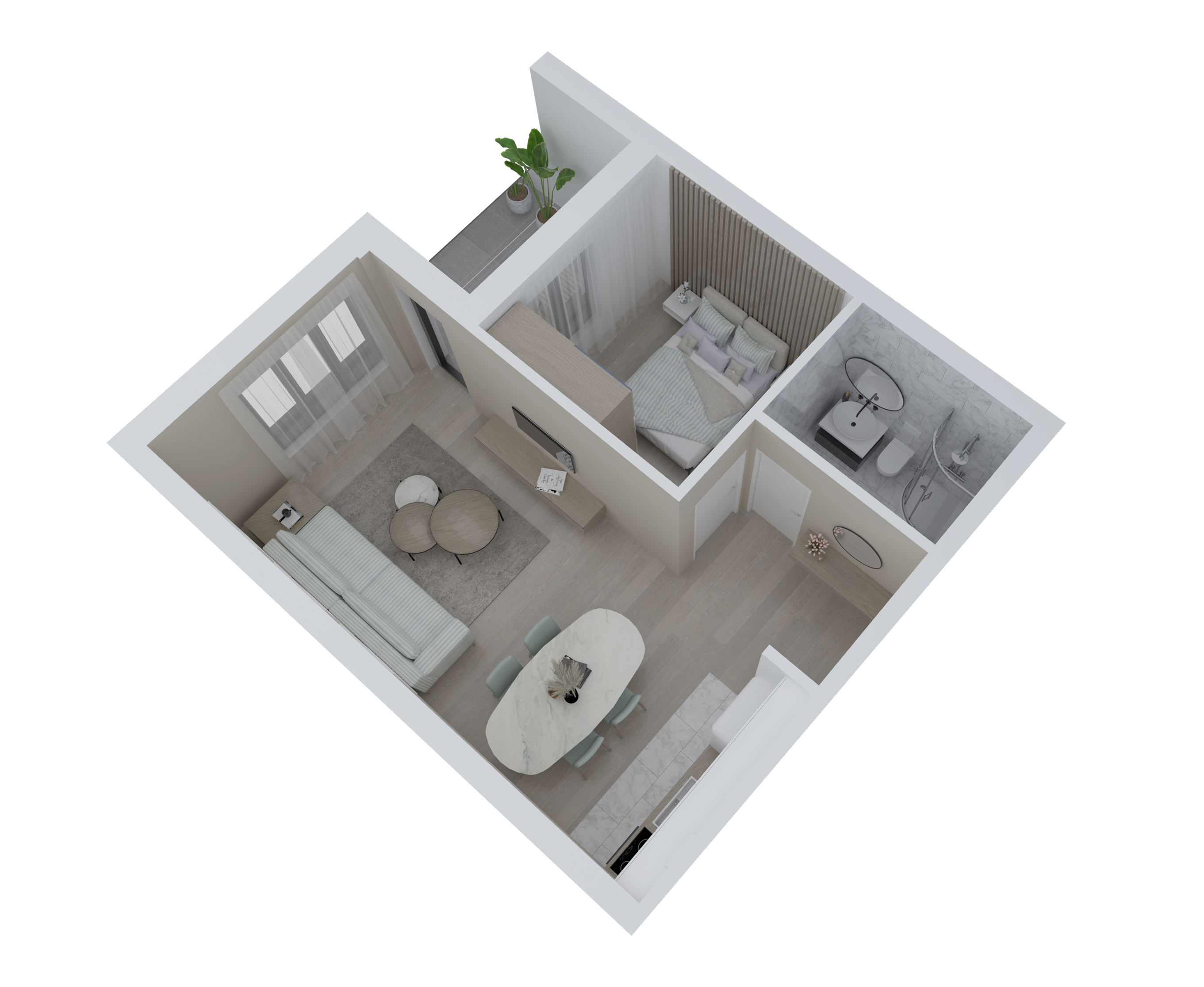 3D prikaz stana