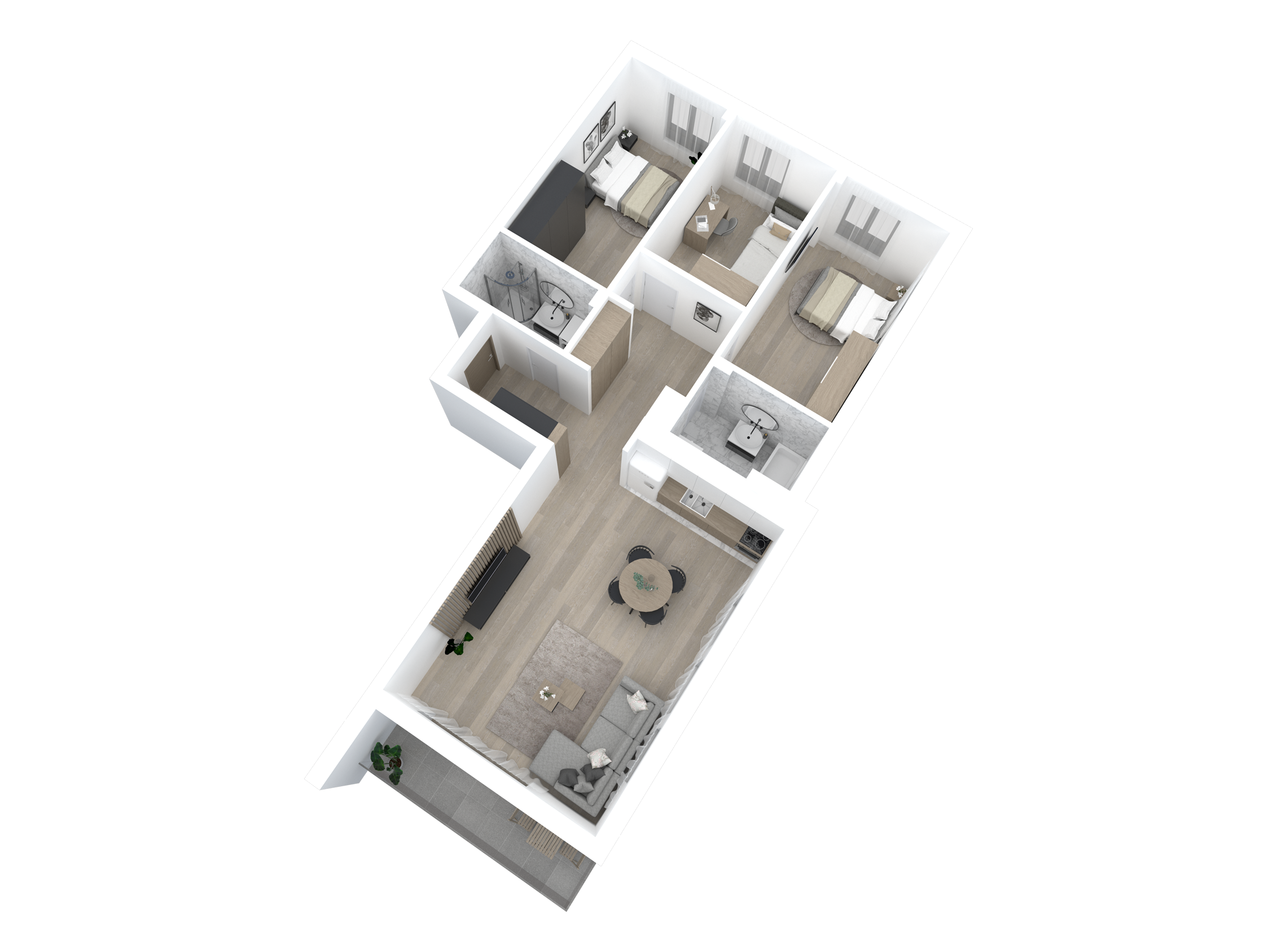 3D prikaz stana
