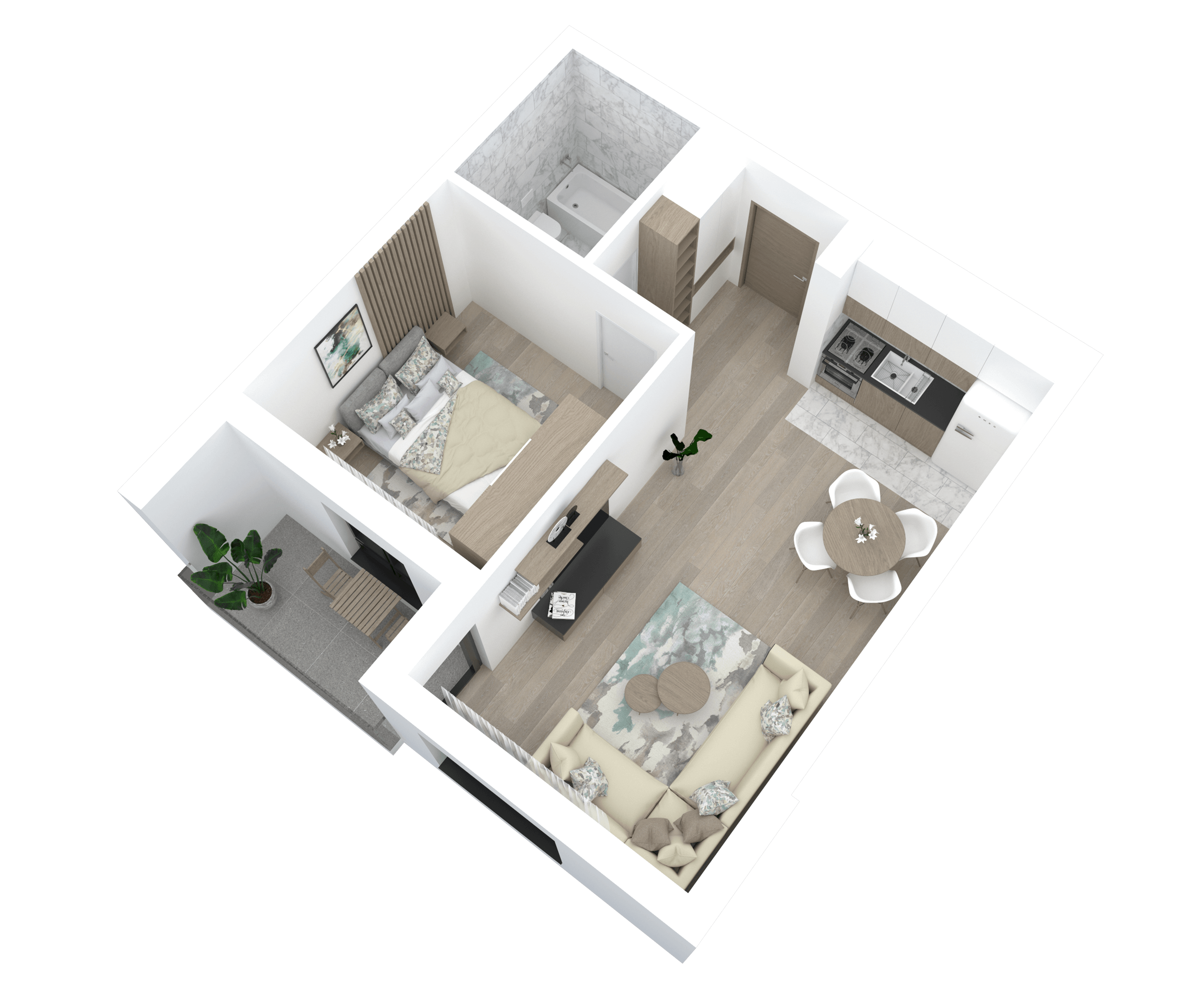 3D prikaz stana