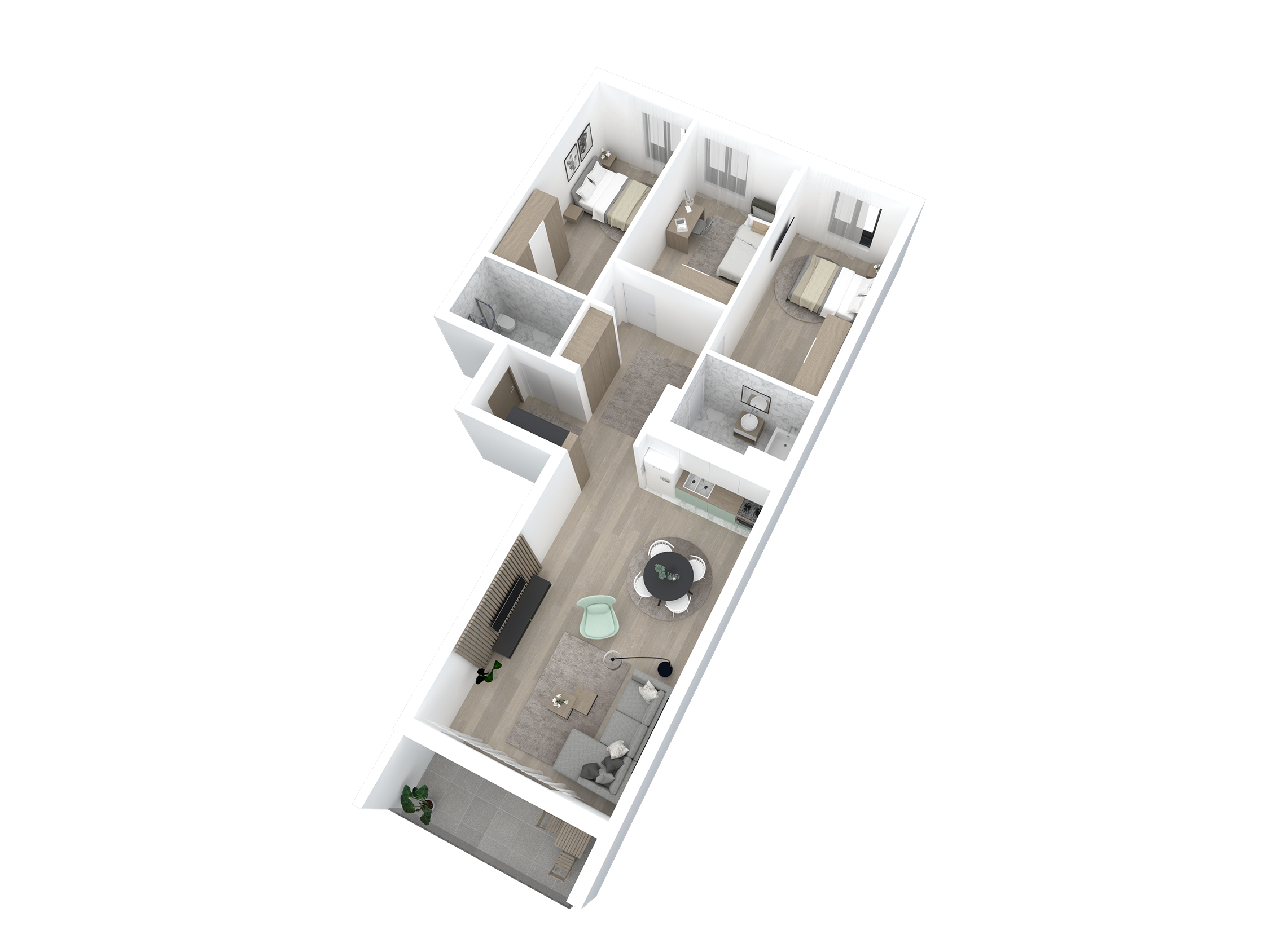 3D prikaz stana