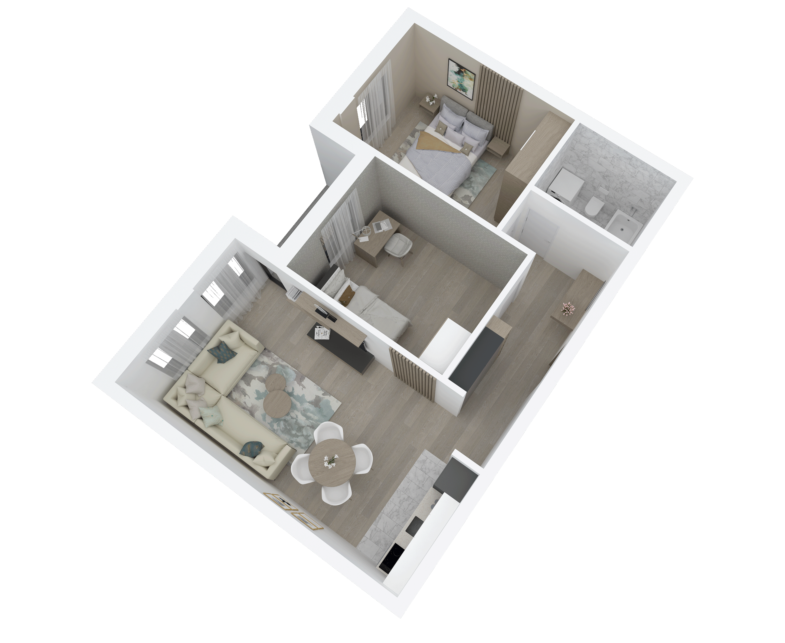 3D prikaz stana
