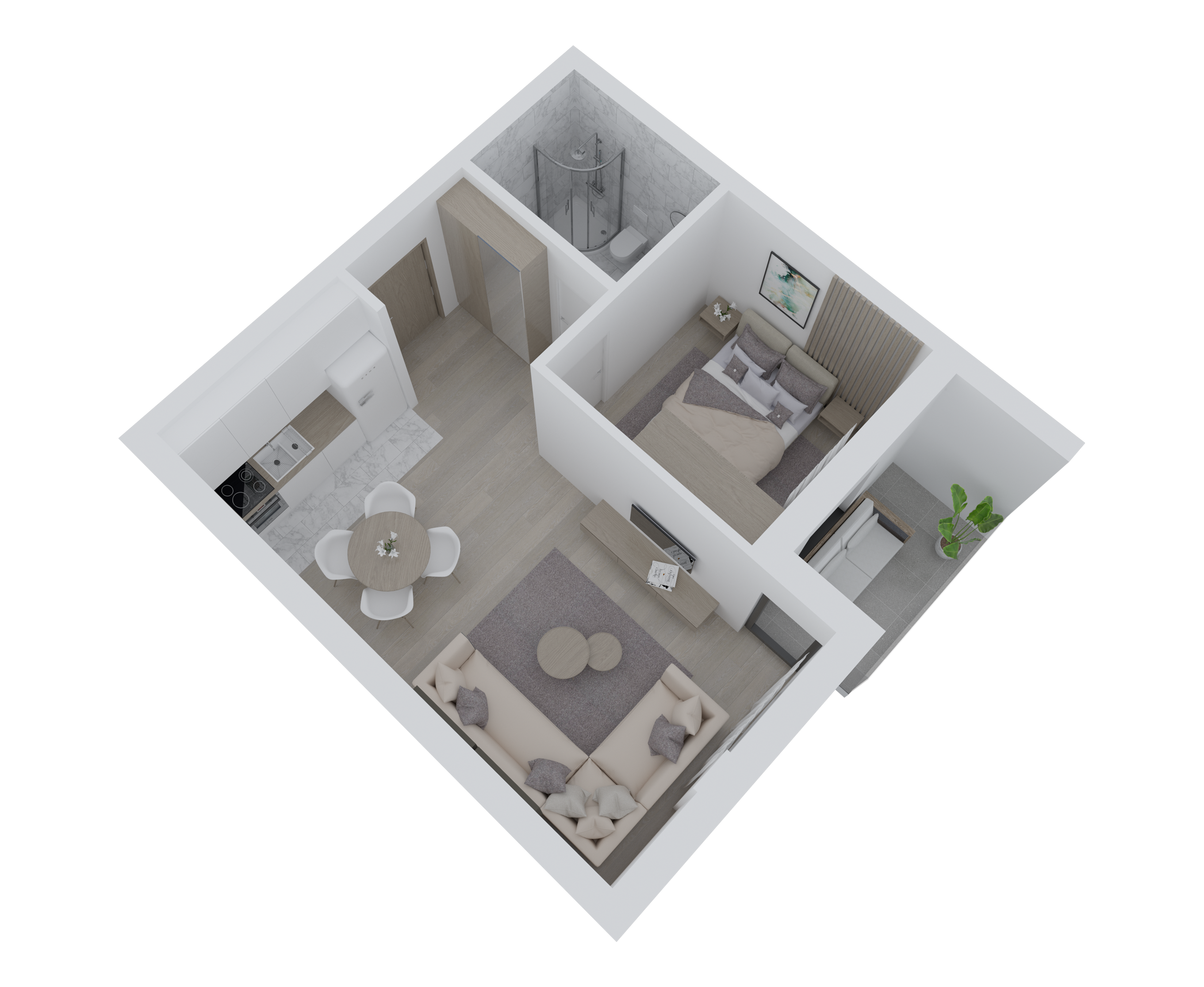 3D prikaz stana