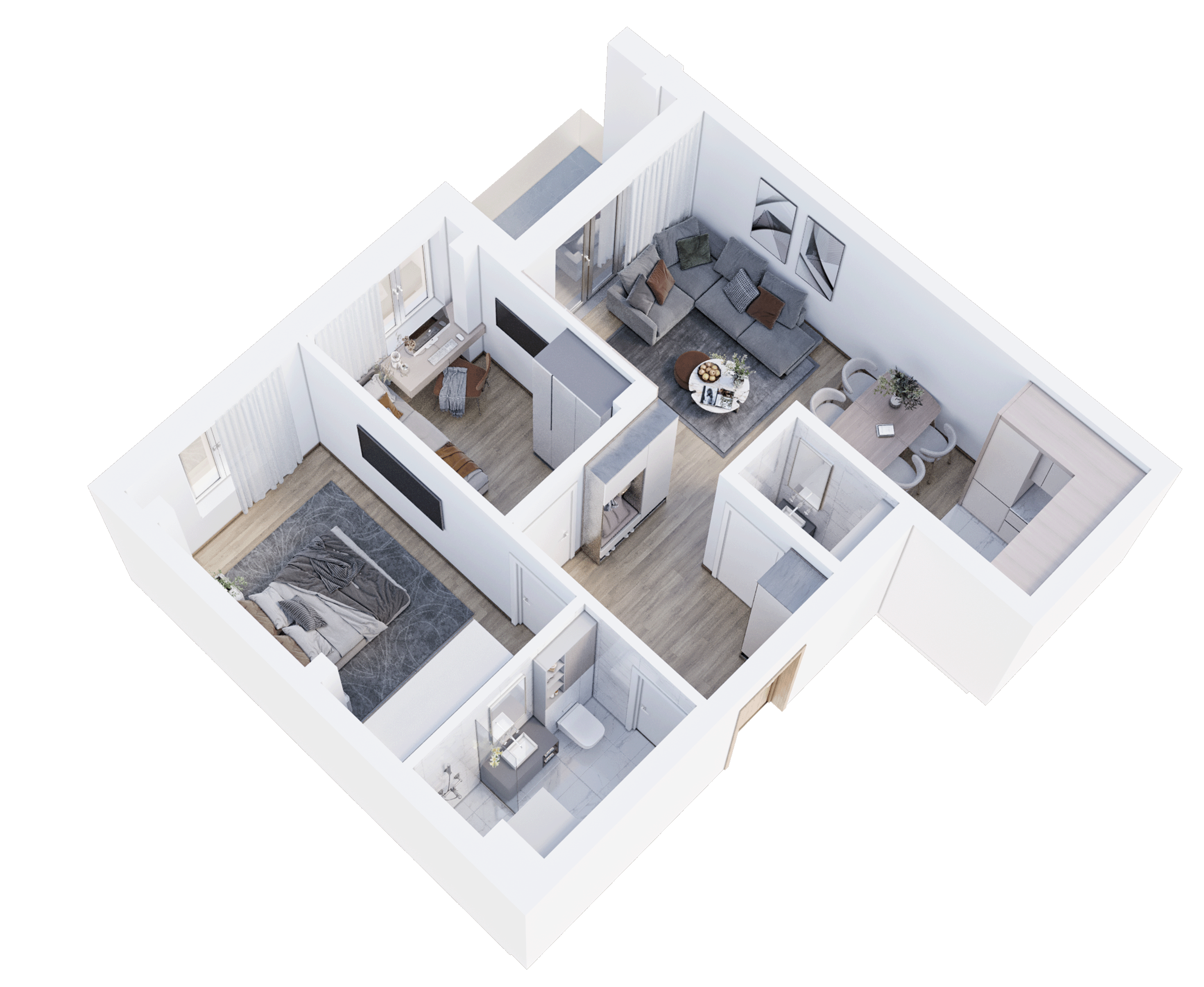 3D prikaz stana