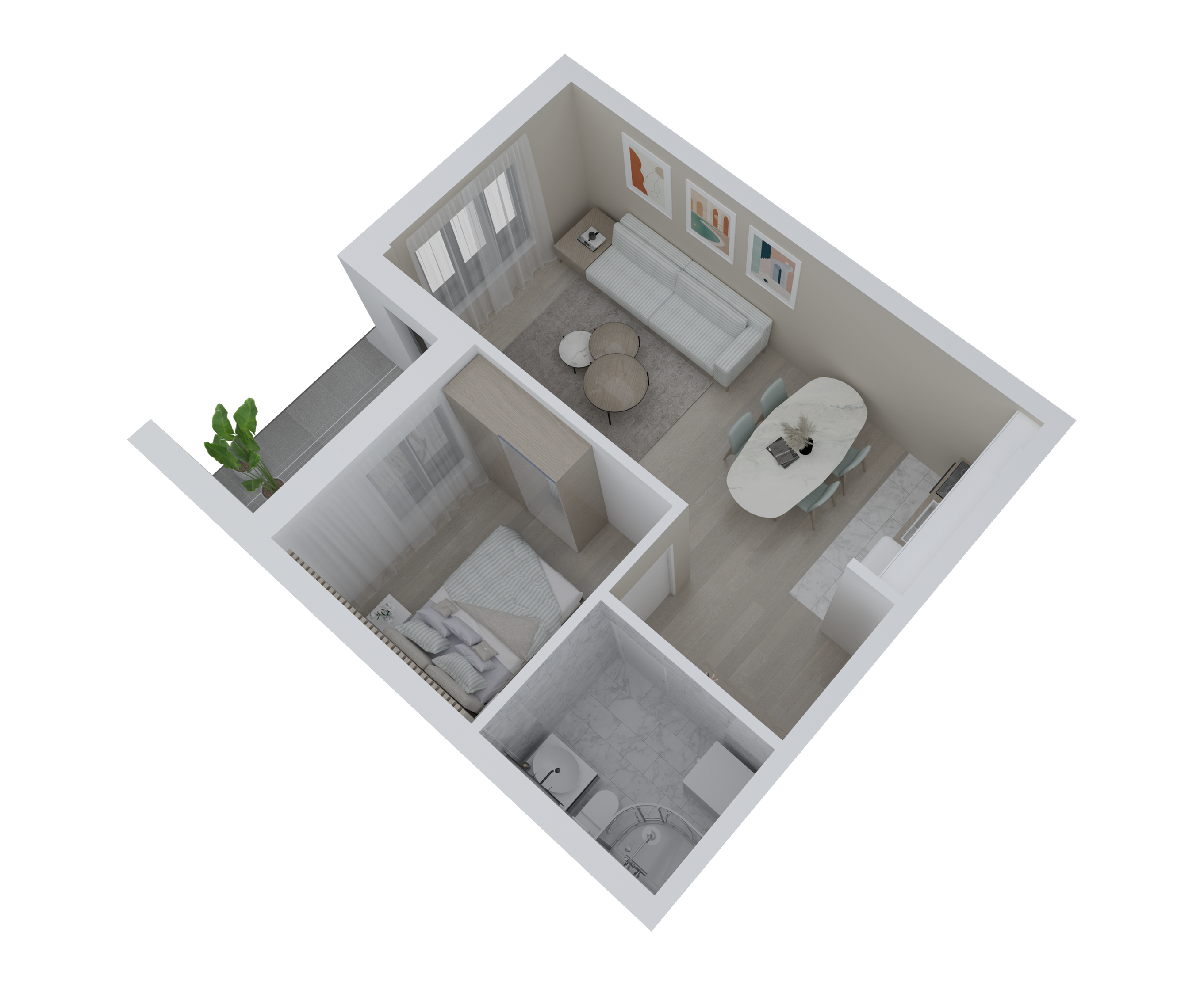 3D prikaz stana