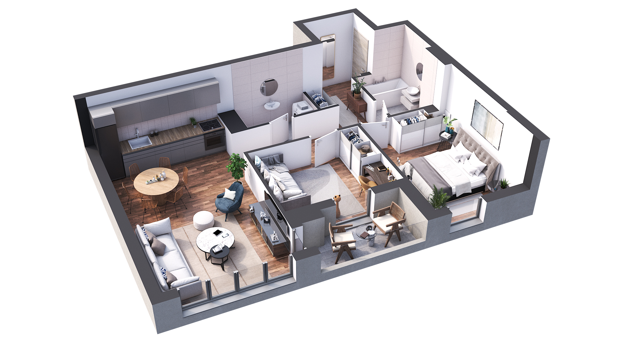 3D prikaz stana