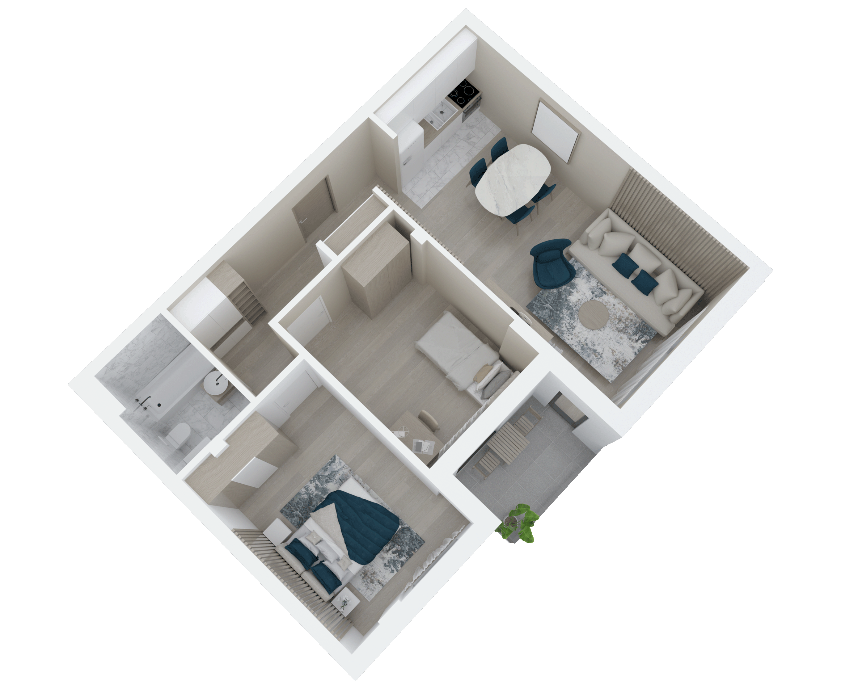 3D prikaz stana