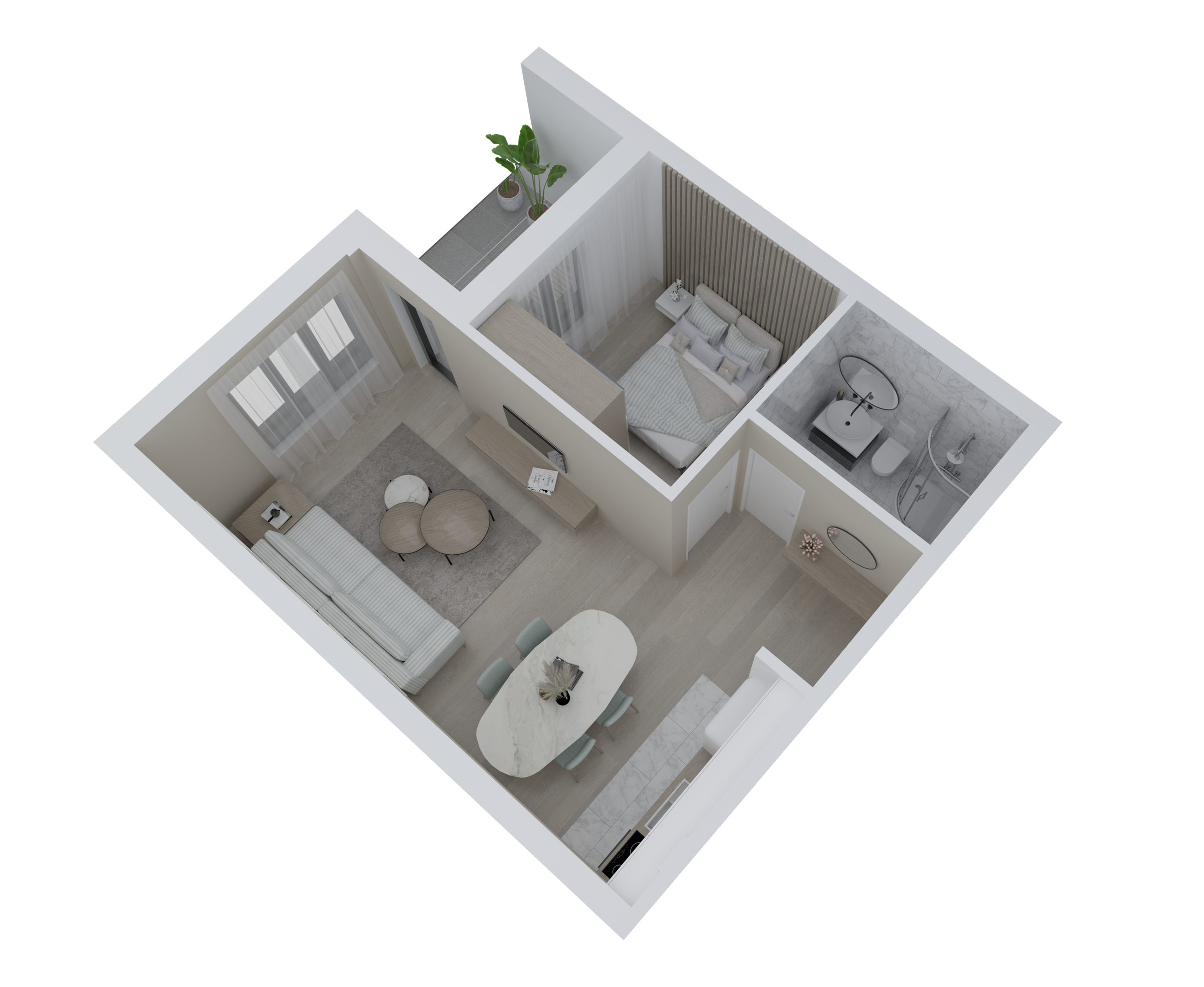 3D prikaz stana