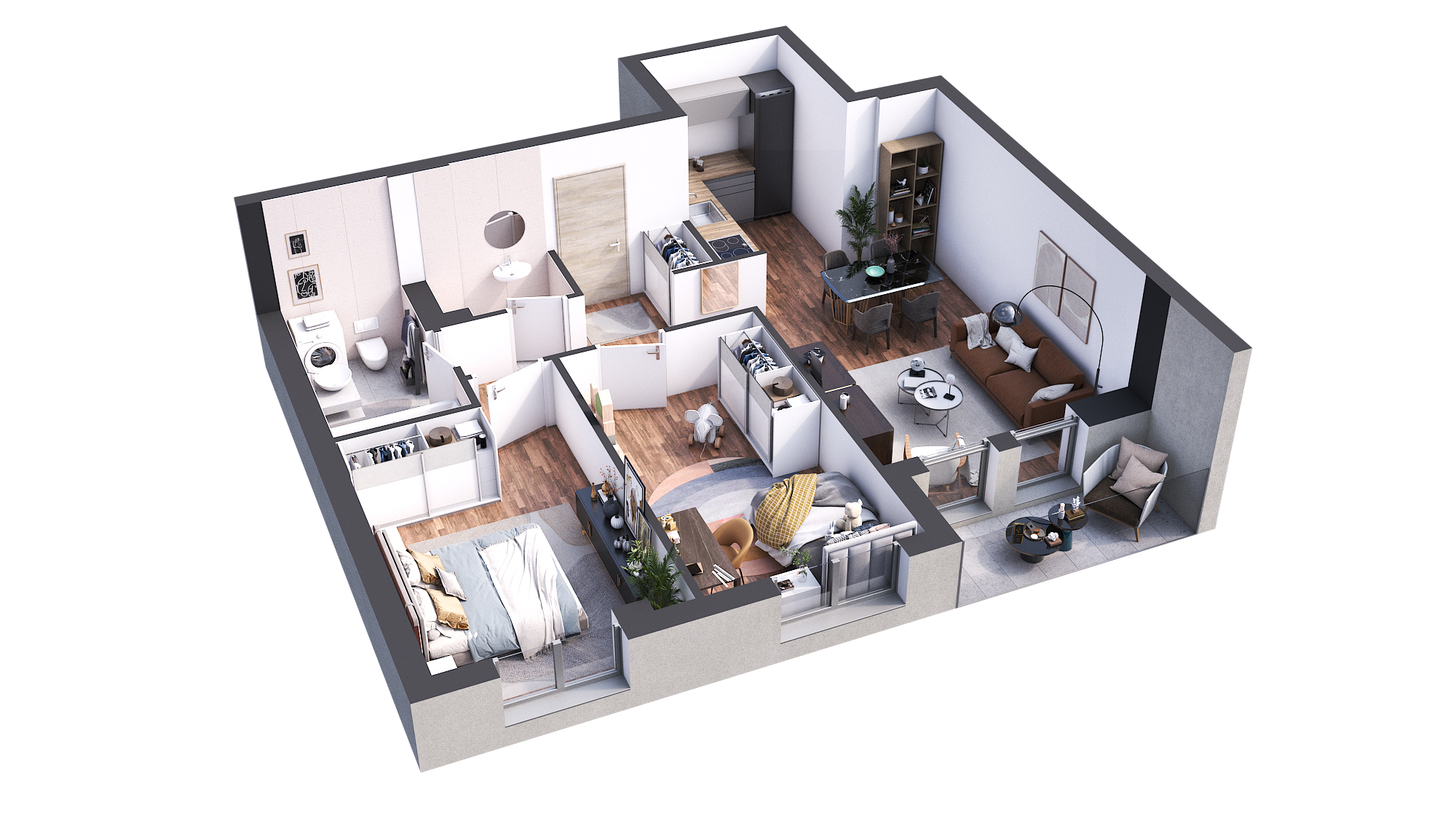 3D prikaz stana